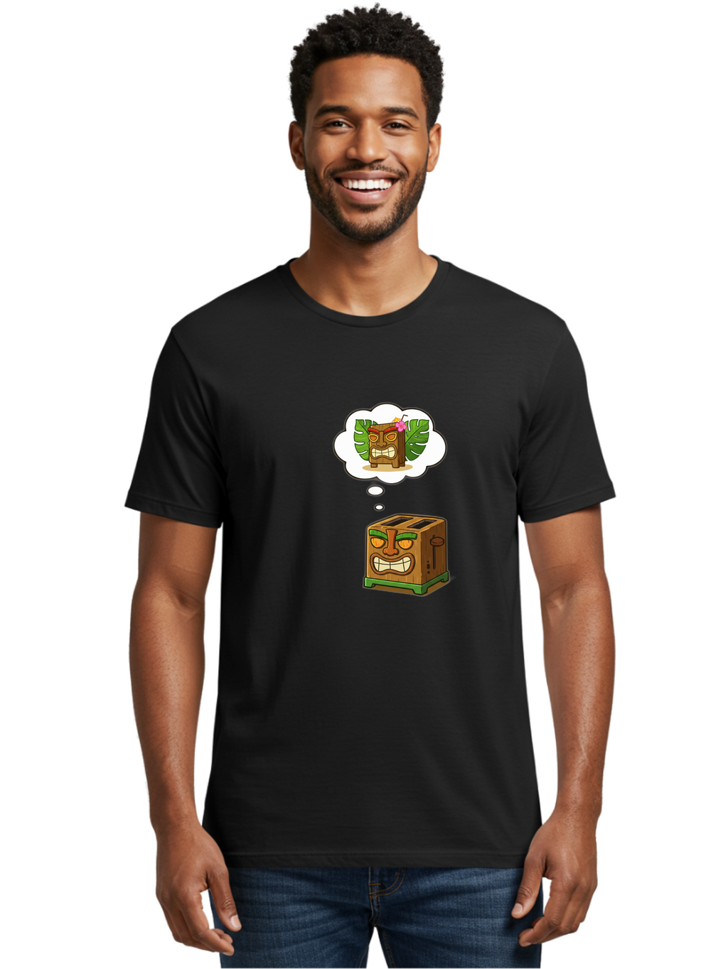 Tiki-Toaster Men'S Graphic Tee, 100% Cotton, Comfortable Casual Summer Wear, Machine Washable, Vintage Camera, Old Camera, Antique Camera, Black Camera, Classic Photography, Photography Equipment, Nostalgic Device, Film Camera, Camera Art Ban774