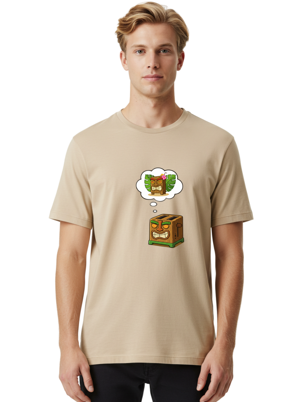 Tiki-Toaster Men'S Graphic Tee, 100% Cotton, Comfortable Casual Summer Wear, Machine Washable, Vintage Camera, Old Camera, Antique Camera, Black Camera, Classic Photography, Photography Equipment, Nostalgic Device, Film Camera, Camera Art Ban774