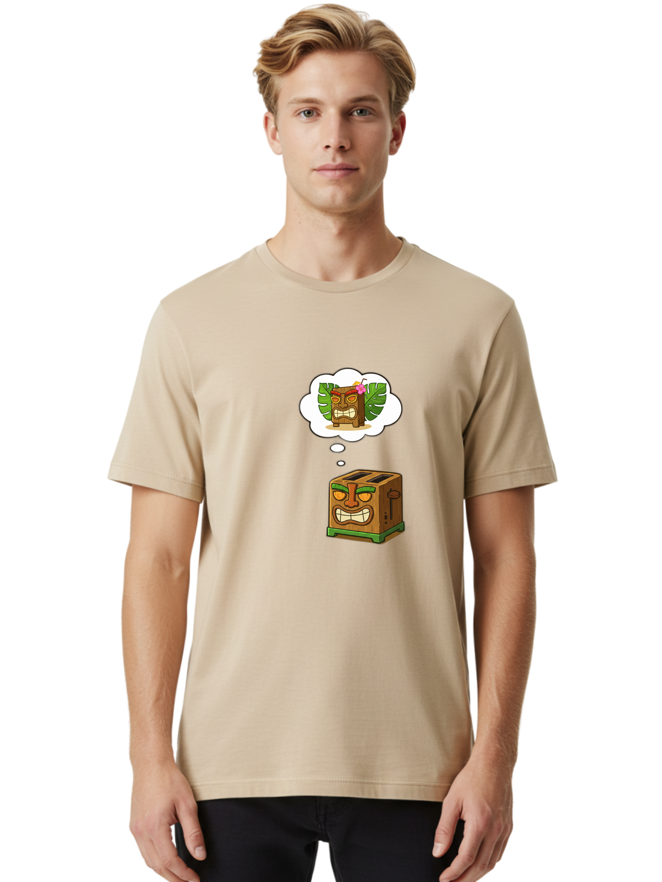 Tiki-Toaster Men'S Graphic Tee, 100% Cotton, Comfortable Casual Summer Wear, Machine Washable, Vintage Camera, Old Camera, Antique Camera, Black Camera, Classic Photography, Photography Equipment, Nostalgic Device, Film Camera, Camera Art Ban774