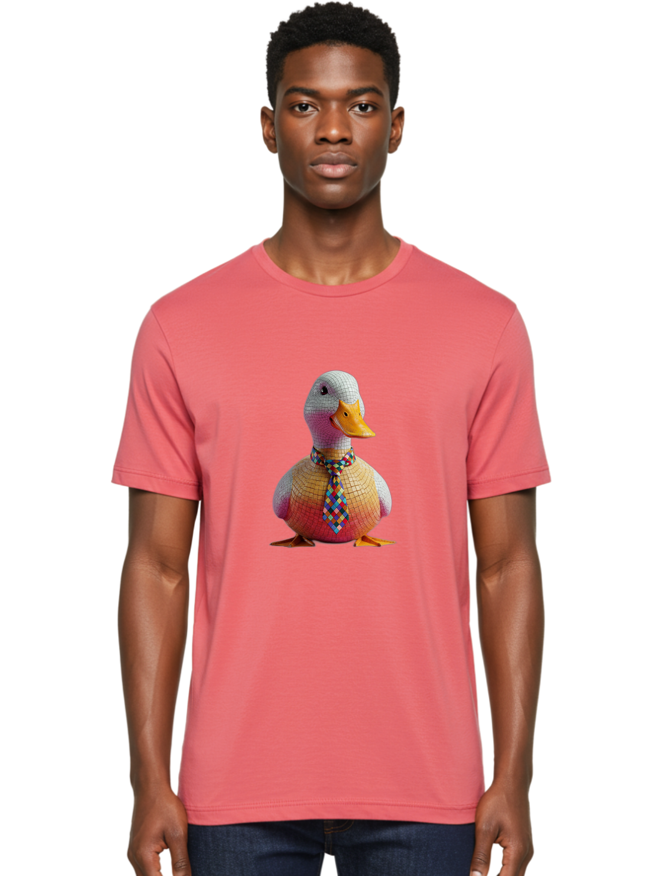 Tiled-Duck Men'S Graphic Tee, 100% Cotton, Comfortable Casual Summer Wear, Machine Washable, Vintage Camera, Old Camera, Antique Camera, Black Camera, Classic Photography, Photography Equipment, Nostalgic Device, Film Camera, Camera Art Ban776