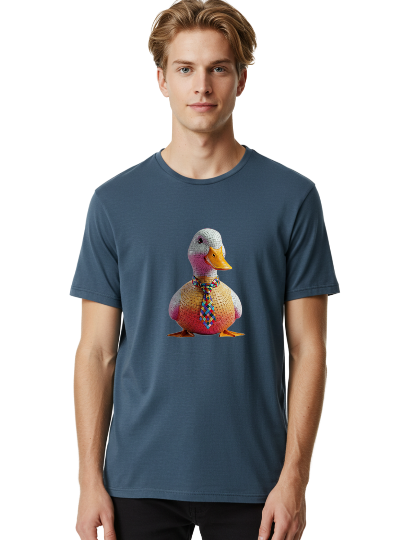 Tiled-Duck Men'S Graphic Tee, 100% Cotton, Comfortable Casual Summer Wear, Machine Washable, Vintage Camera, Old Camera, Antique Camera, Black Camera, Classic Photography, Photography Equipment, Nostalgic Device, Film Camera, Camera Art Ban776