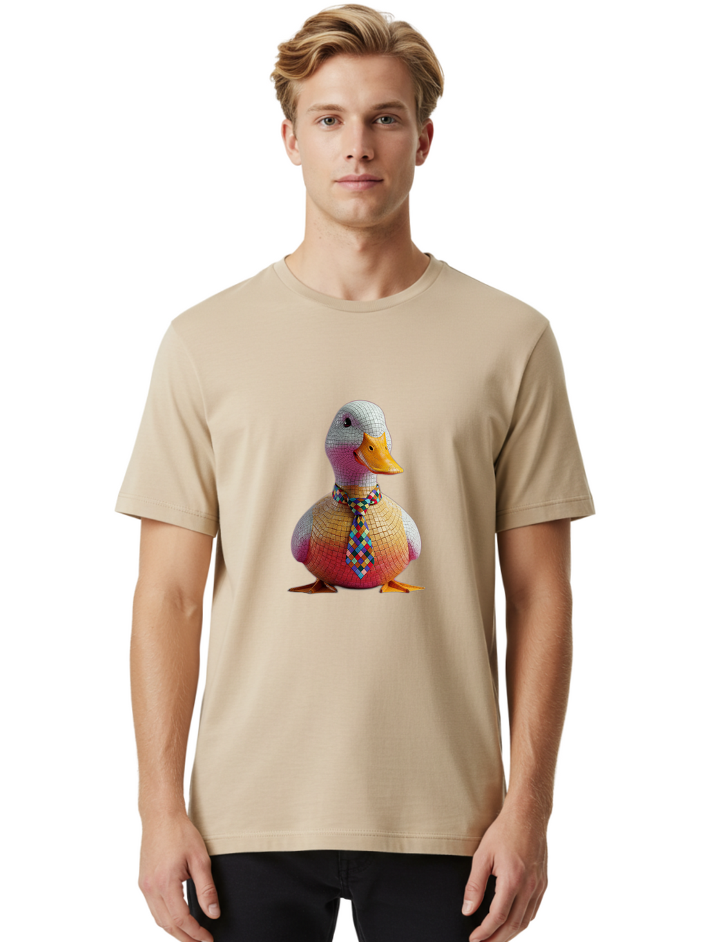 Tiled-Duck Men'S Graphic Tee, 100% Cotton, Comfortable Casual Summer Wear, Machine Washable, Vintage Camera, Old Camera, Antique Camera, Black Camera, Classic Photography, Photography Equipment, Nostalgic Device, Film Camera, Camera Art Ban776