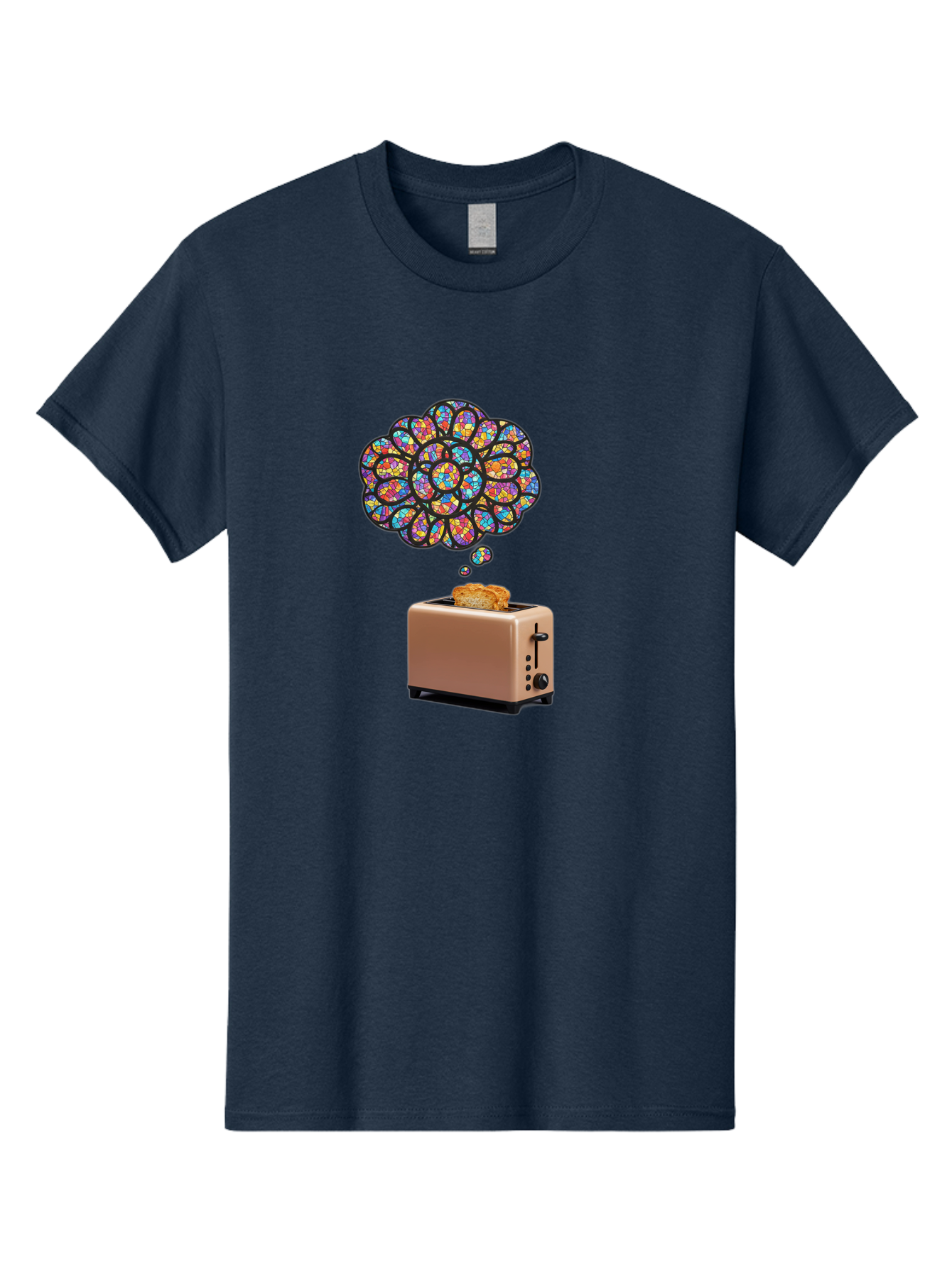 Toast-And-Thought-Bubble Men'S Graphic Tee, 100% Cotton, Comfortable Casual Summer Wear, Machine Washable, Vintage Camera, Old Camera, Antique Camera, Black Camera, Classic Photography, Photography Equipment, Nostalgic Device, Film Camera, Ban778