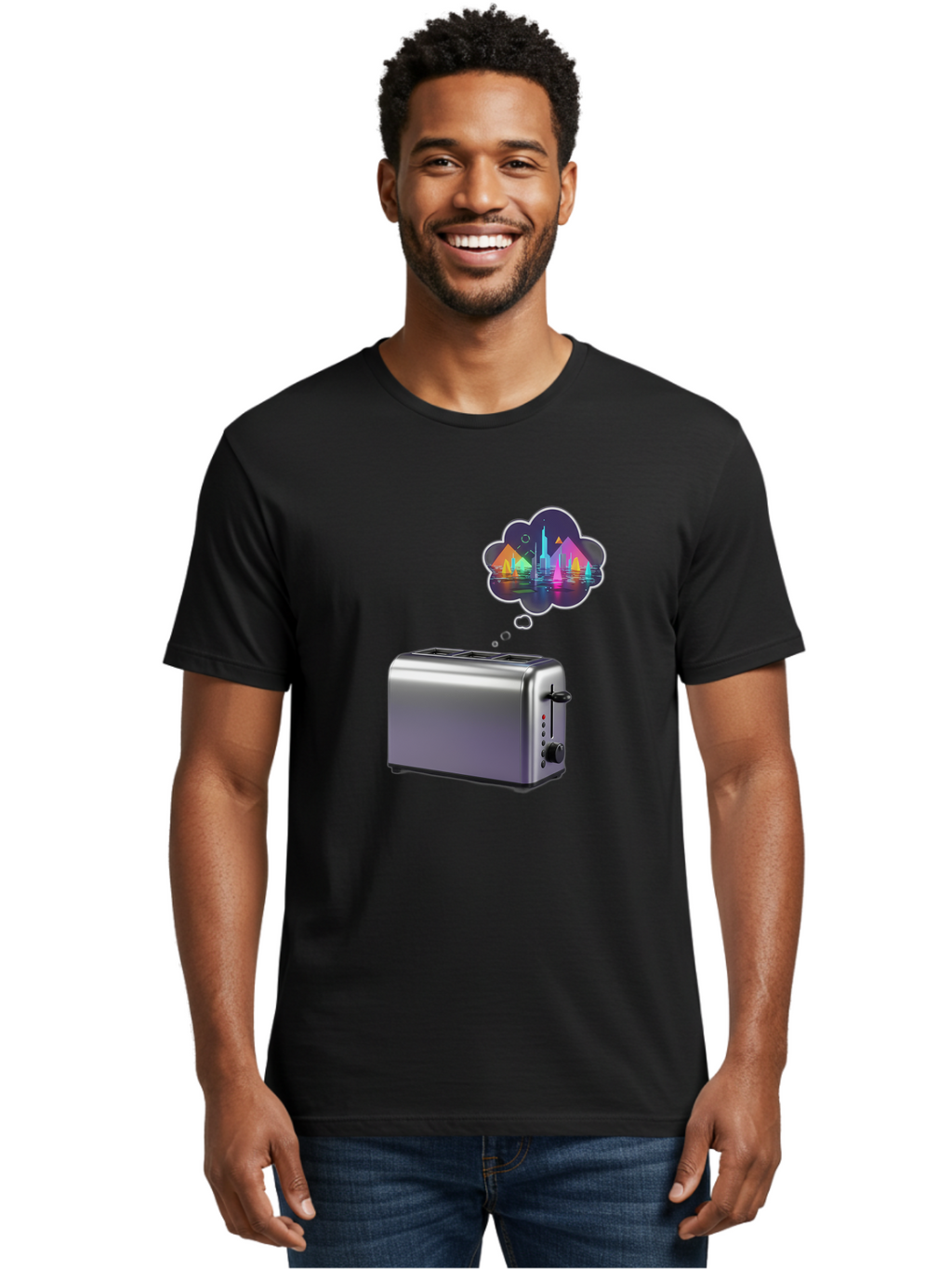 Toast-With-City-Dreams Men'S Graphic Tee, 100% Cotton, Comfortable Casual Summer Wear, Machine Washable, Vintage Camera, Old Camera, Antique Camera, Black Camera, Classic Photography, Photography Equipment, Nostalgic Device, Film Camera, Ban779