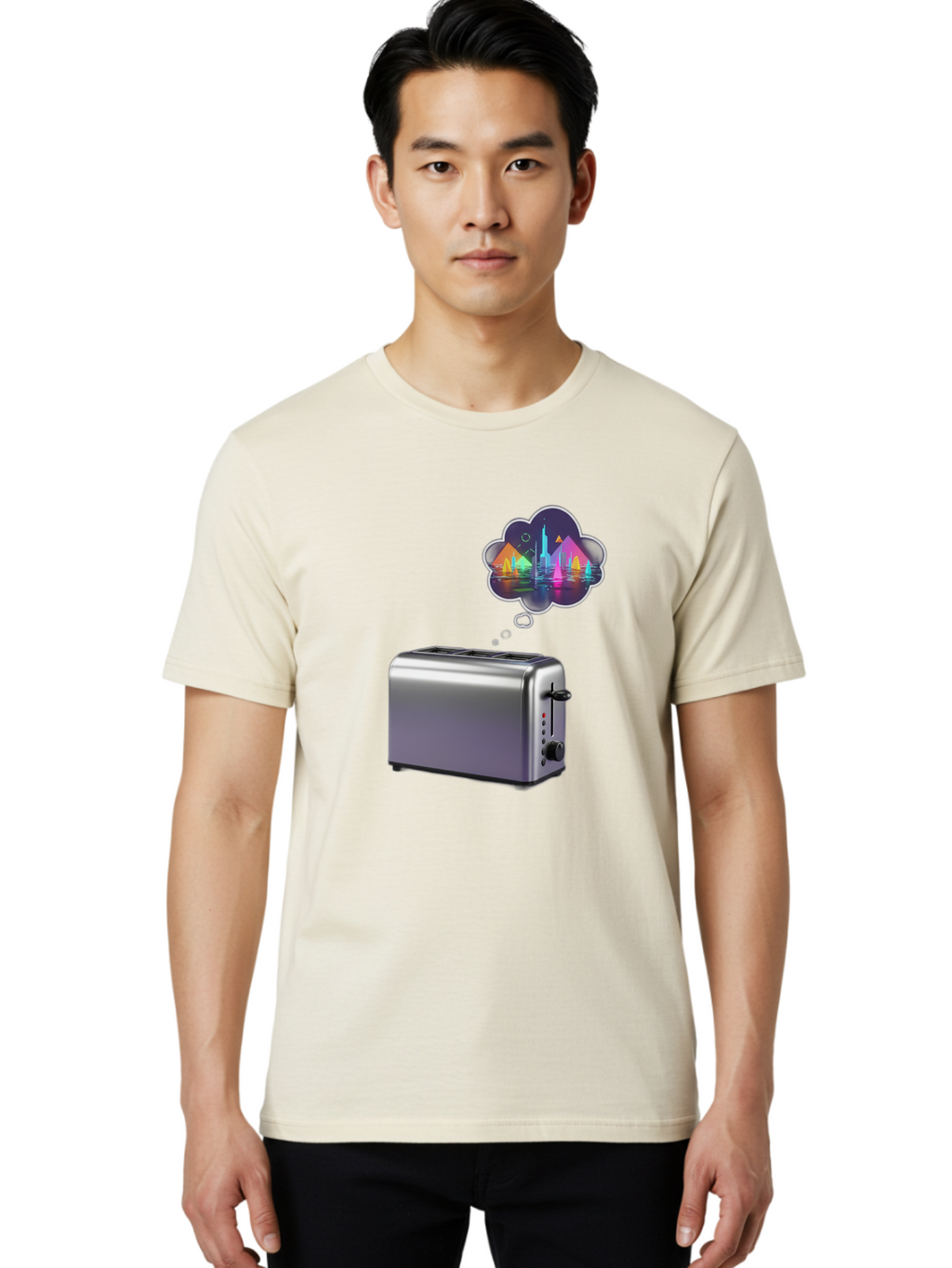 Toast-With-City-Dreams Men'S Graphic Tee, 100% Cotton, Comfortable Casual Summer Wear, Machine Washable, Vintage Camera, Old Camera, Antique Camera, Black Camera, Classic Photography, Photography Equipment, Nostalgic Device, Film Camera, Ban779