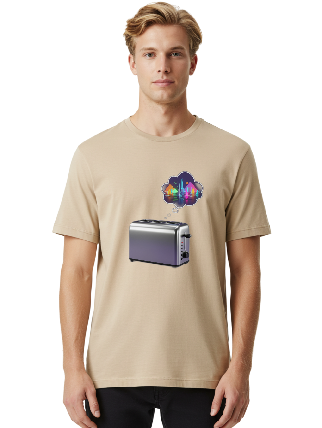 Toast-With-City-Dreams Men'S Graphic Tee, 100% Cotton, Comfortable Casual Summer Wear, Machine Washable, Vintage Camera, Old Camera, Antique Camera, Black Camera, Classic Photography, Photography Equipment, Nostalgic Device, Film Camera, Ban779