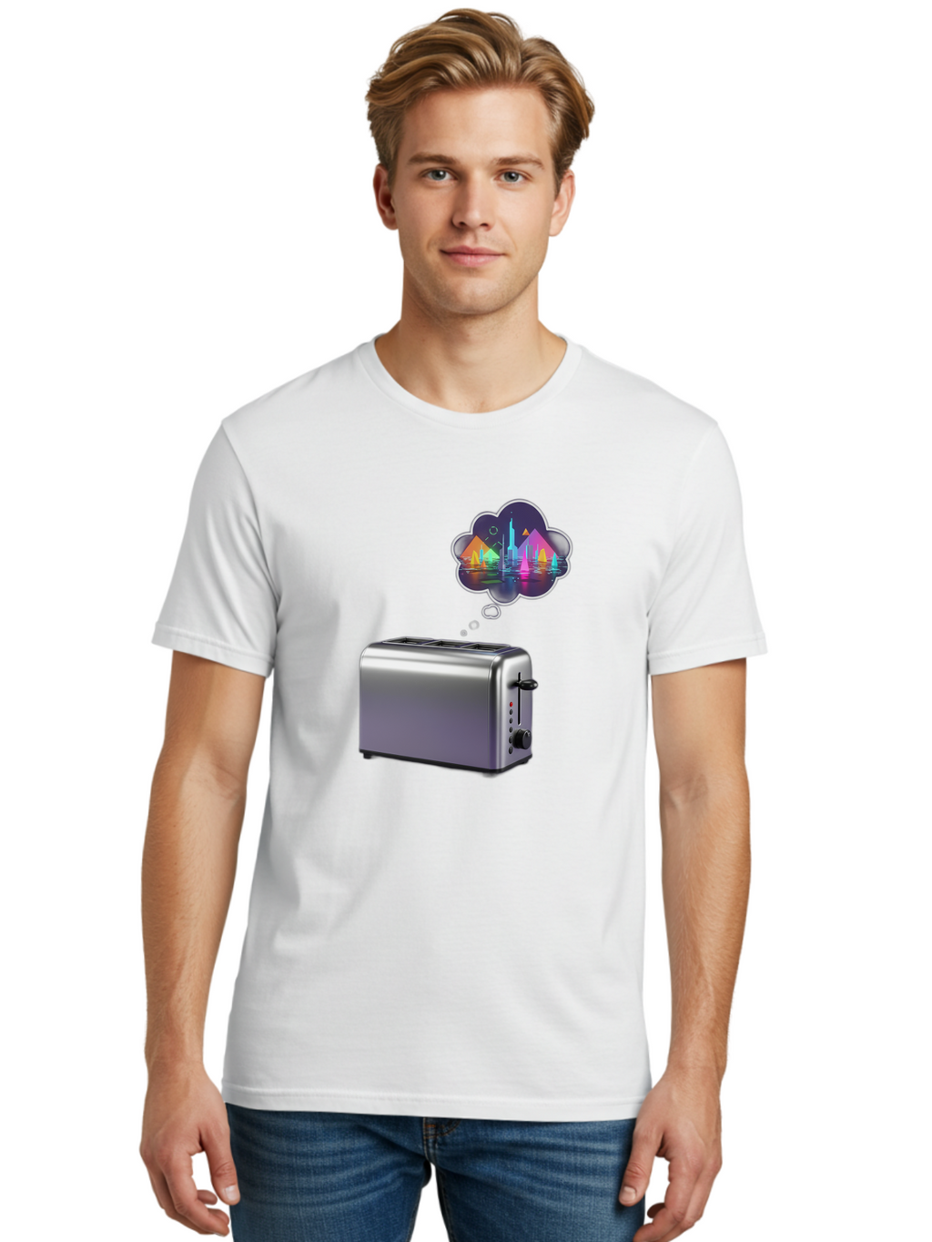 Toast-With-City-Dreams Men'S Graphic Tee, 100% Cotton, Comfortable Casual Summer Wear, Machine Washable, Vintage Camera, Old Camera, Antique Camera, Black Camera, Classic Photography, Photography Equipment, Nostalgic Device, Film Camera, Ban779
