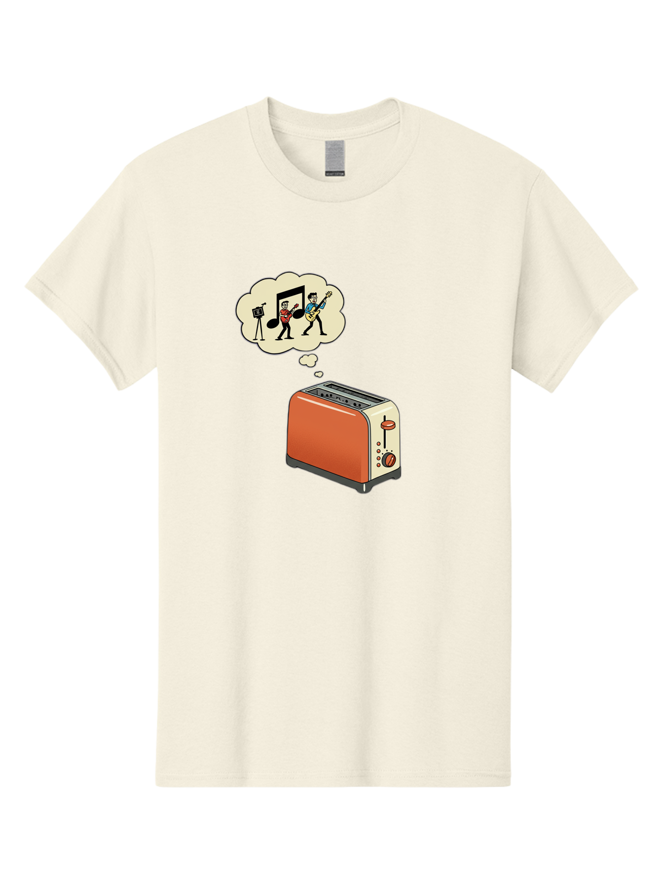 Toaster-Dreams-Of-Music Men'S Graphic Tee, 100% Cotton, Comfortable Casual Summer Wear, Machine Washable, Vintage Camera, Old Camera, Antique Camera, Black Camera, Classic Photography, Photography Equipment, Nostalgic Device, Film Camera, Ban782