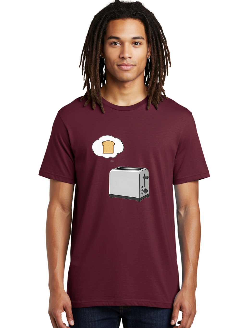 Toaster-Thinking-Of-Toast Men'S Graphic Tee, 100% Cotton, Comfortable Casual Summer Wear, Machine Washable, Vintage Camera, Old Camera, Antique Camera, Black Camera, Classic Photography, Photography Equipment, Nostalgic Device, Film Camera, Ban783