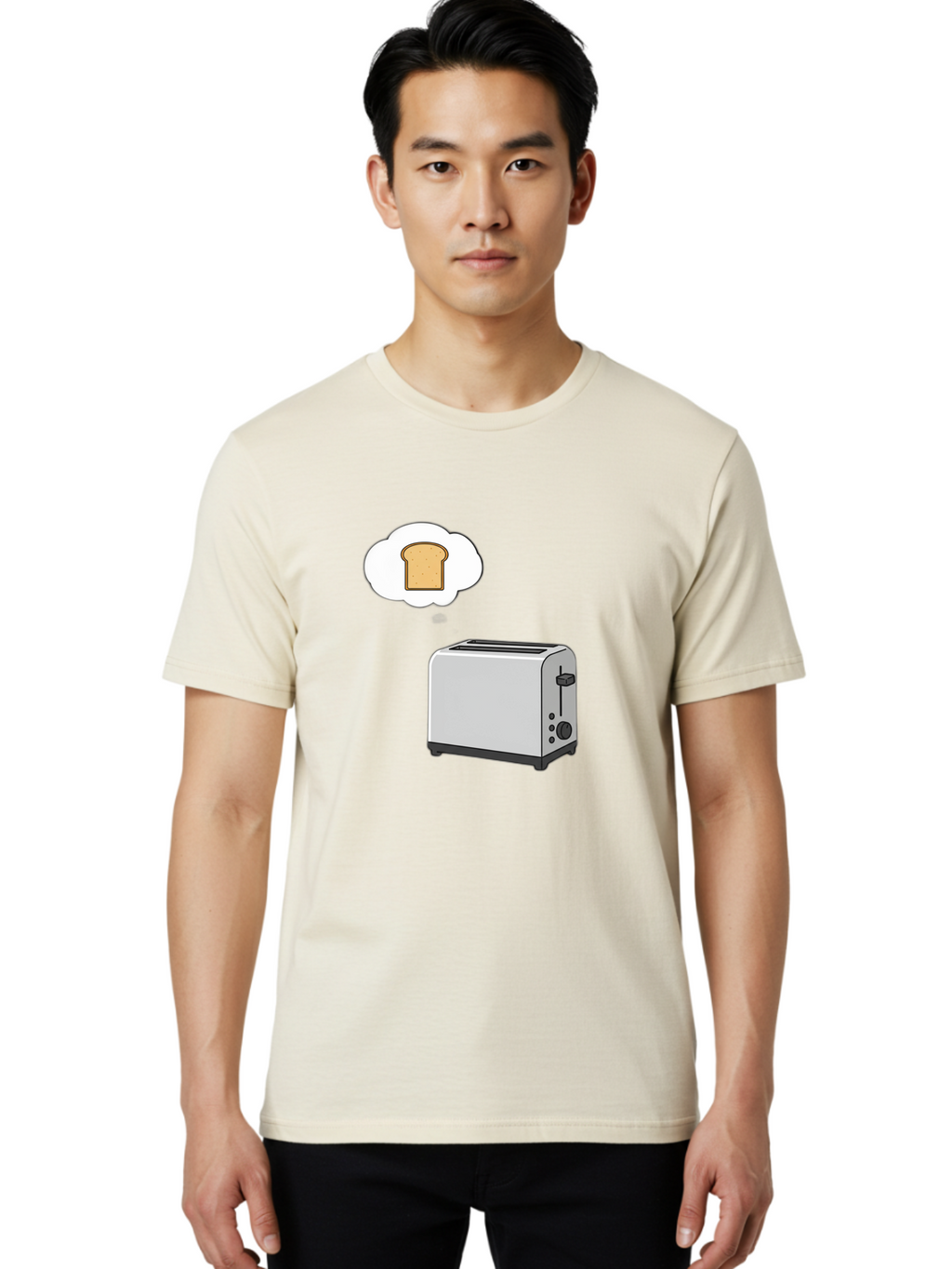 Toaster-Thinking-Of-Toast Men'S Graphic Tee, 100% Cotton, Comfortable Casual Summer Wear, Machine Washable, Vintage Camera, Old Camera, Antique Camera, Black Camera, Classic Photography, Photography Equipment, Nostalgic Device, Film Camera, Ban783
