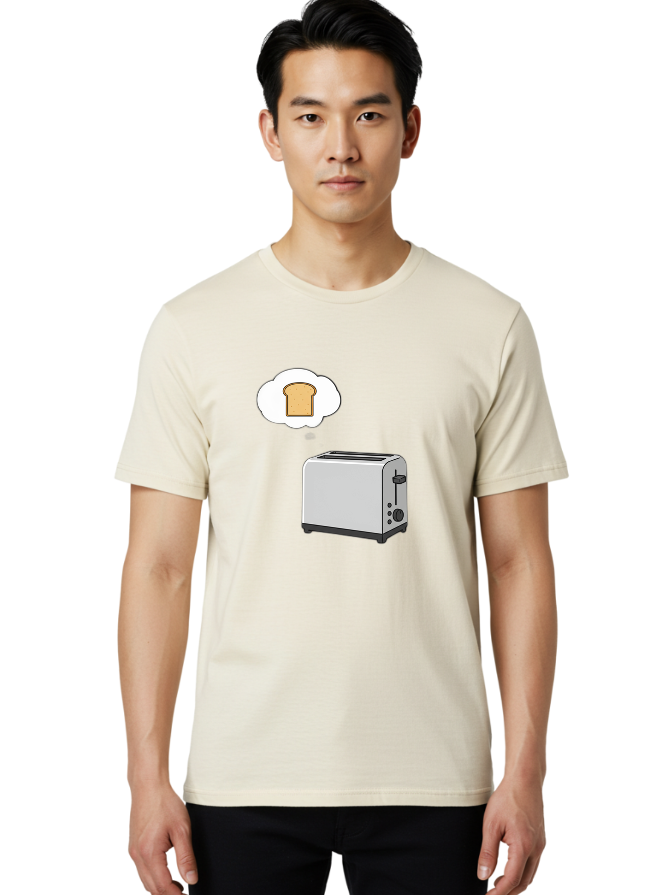 Toaster-Thinking-Of-Toast Men'S Graphic Tee, 100% Cotton, Comfortable Casual Summer Wear, Machine Washable, Vintage Camera, Old Camera, Antique Camera, Black Camera, Classic Photography, Photography Equipment, Nostalgic Device, Film Camera, Ban783