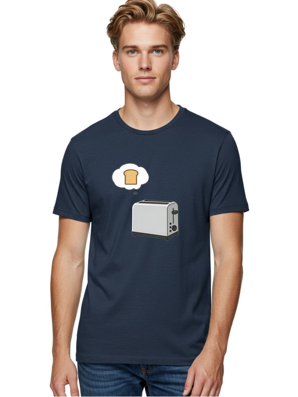 Toaster-Thinking-Of-Toast Men'S Graphic Tee, 100% Cotton, Comfortable Casual Summer Wear, Machine Washable, Vintage Camera, Old Camera, Antique Camera, Black Camera, Classic Photography, Photography Equipment, Nostalgic Device, Film Camera, Ban783