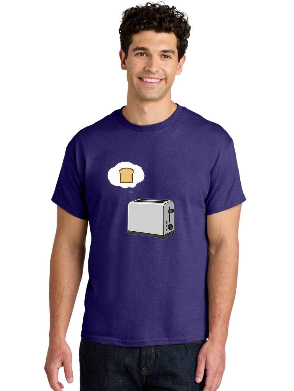 Toaster-Thinking-Of-Toast Men'S Graphic Tee, 100% Cotton, Comfortable Casual Summer Wear, Machine Washable, Vintage Camera, Old Camera, Antique Camera, Black Camera, Classic Photography, Photography Equipment, Nostalgic Device, Film Camera, Ban783