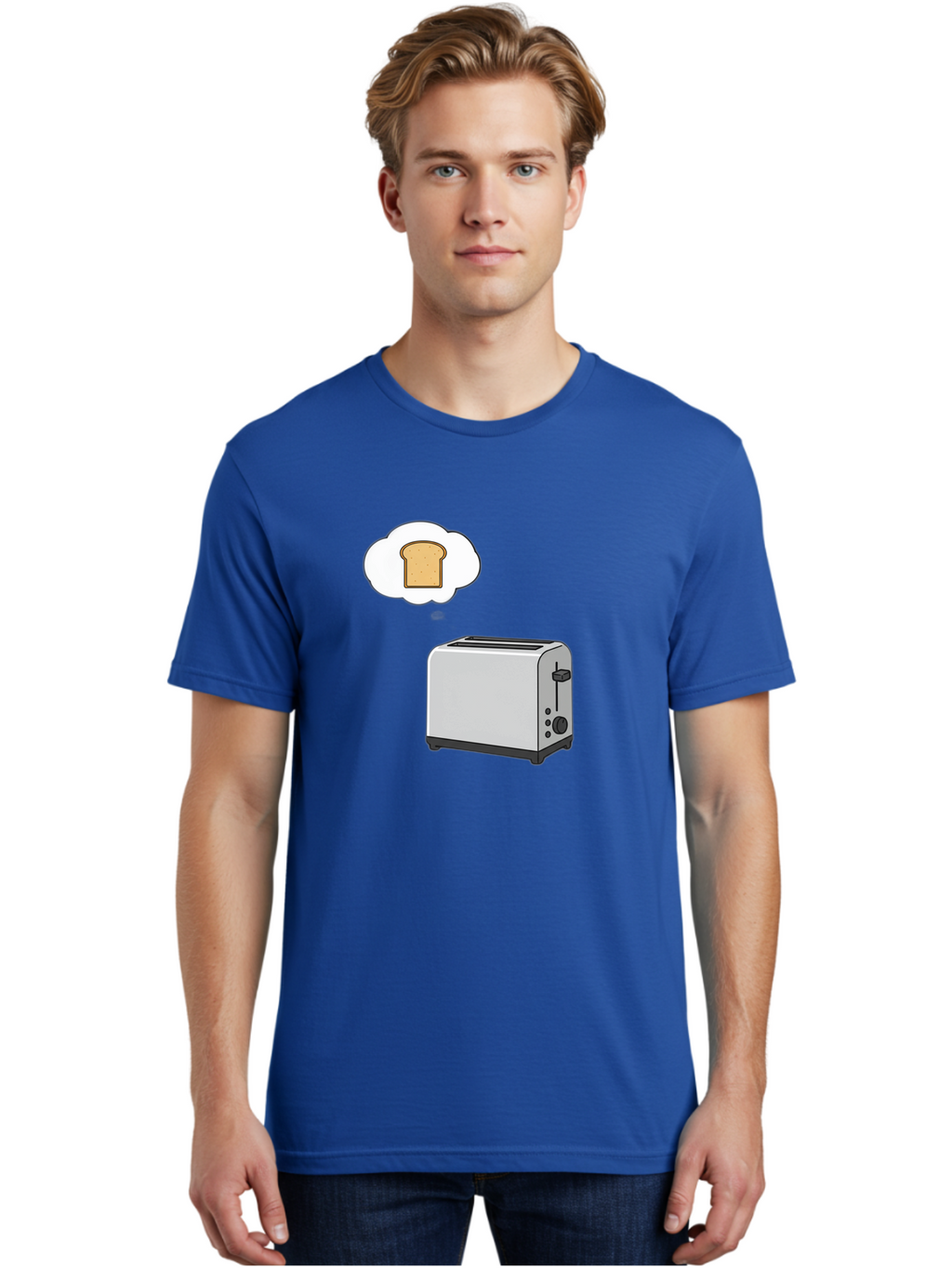 Toaster-Thinking-Of-Toast Men'S Graphic Tee, 100% Cotton, Comfortable Casual Summer Wear, Machine Washable, Vintage Camera, Old Camera, Antique Camera, Black Camera, Classic Photography, Photography Equipment, Nostalgic Device, Film Camera, Ban783