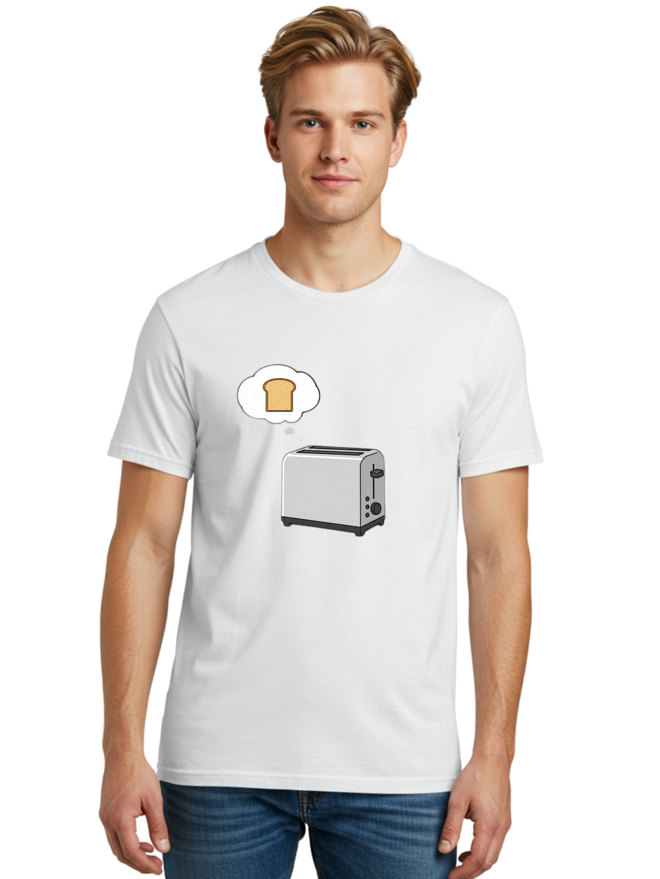 Toaster-Thinking-Of-Toast Men'S Graphic Tee, 100% Cotton, Comfortable Casual Summer Wear, Machine Washable, Vintage Camera, Old Camera, Antique Camera, Black Camera, Classic Photography, Photography Equipment, Nostalgic Device, Film Camera, Ban783