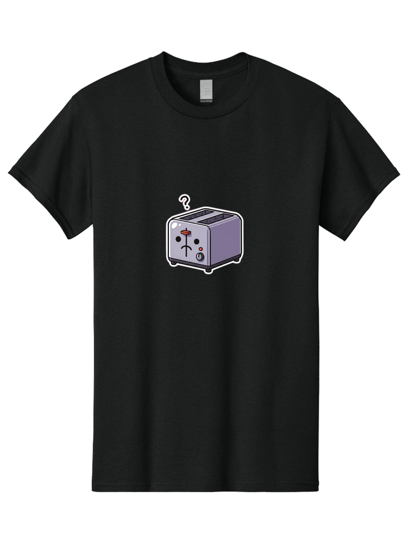 Toaster-With-Question-Mark Men'S Graphic Tee, 100% Cotton, Comfortable Casual Summer Wear, Machine Washable, Vintage Camera, Old Camera, Antique Camera, Black Camera, Classic Photography, Photography Equipment, Nostalgic Device, Film Camera, Ban788