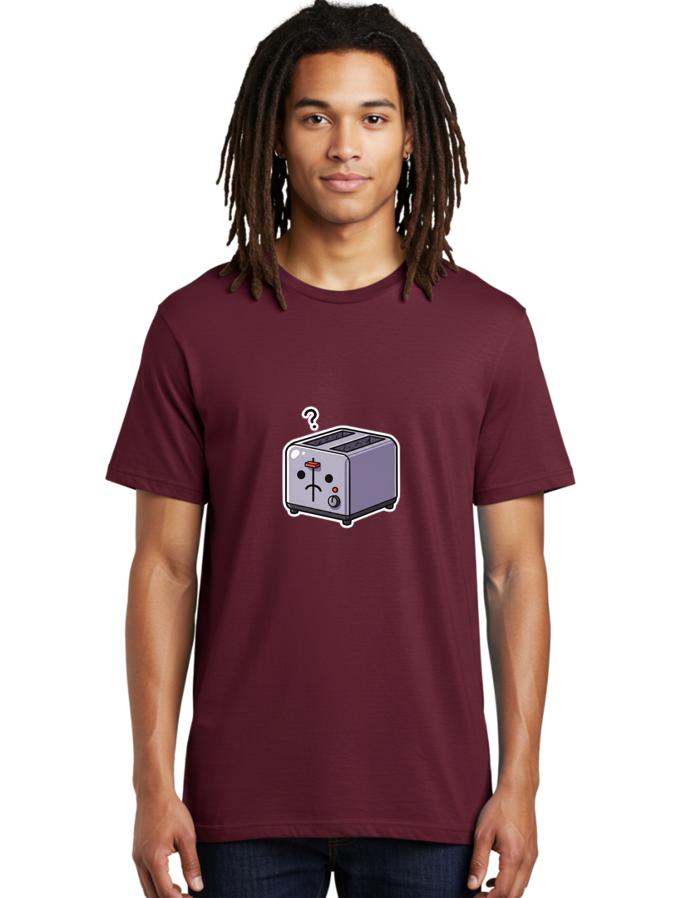 Toaster-With-Question-Mark Men'S Graphic Tee, 100% Cotton, Comfortable Casual Summer Wear, Machine Washable, Vintage Camera, Old Camera, Antique Camera, Black Camera, Classic Photography, Photography Equipment, Nostalgic Device, Film Camera, Ban788