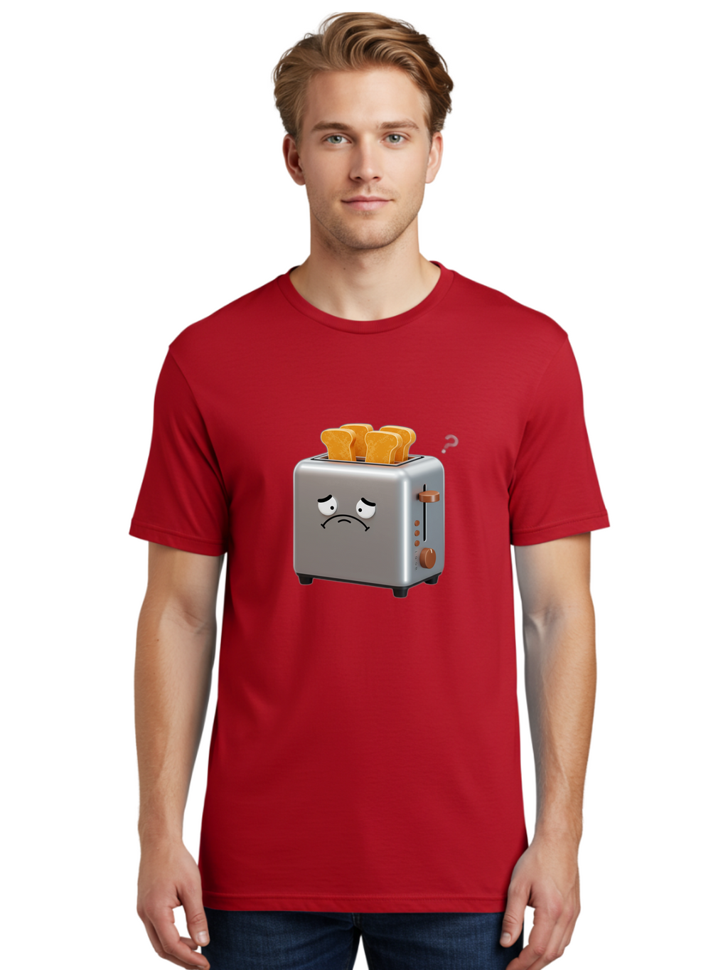 Toaster-With-Toast Men'S Graphic Tee, 100% Cotton, Comfortable Casual Summer Wear, Machine Washable, Vintage Camera, Old Camera, Antique Camera, Black Camera, Classic Photography, Photography Equipment, Nostalgic Device, Film Camera, Ban790