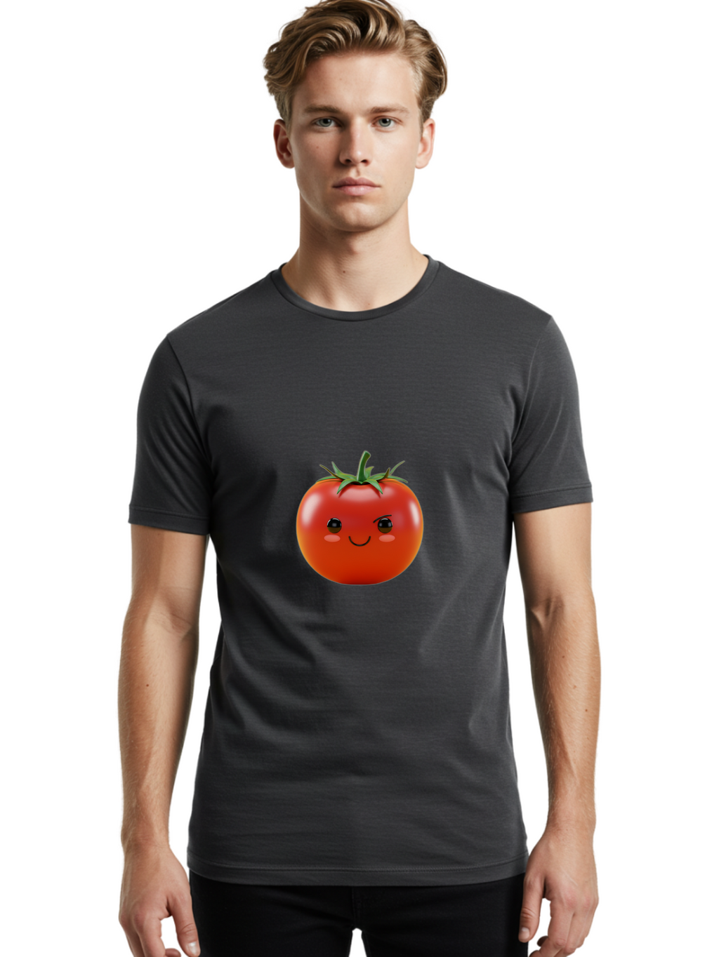 Tomato-Character-1 Men'S Graphic Tee, 100% Cotton, Comfortable Casual Summer Wear, Machine Washable, Vintage Camera, Old Camera, Antique Camera, Black Camera, Classic Photography, Photography Equipment, Nostalgic Device, Film Camera, Ban796