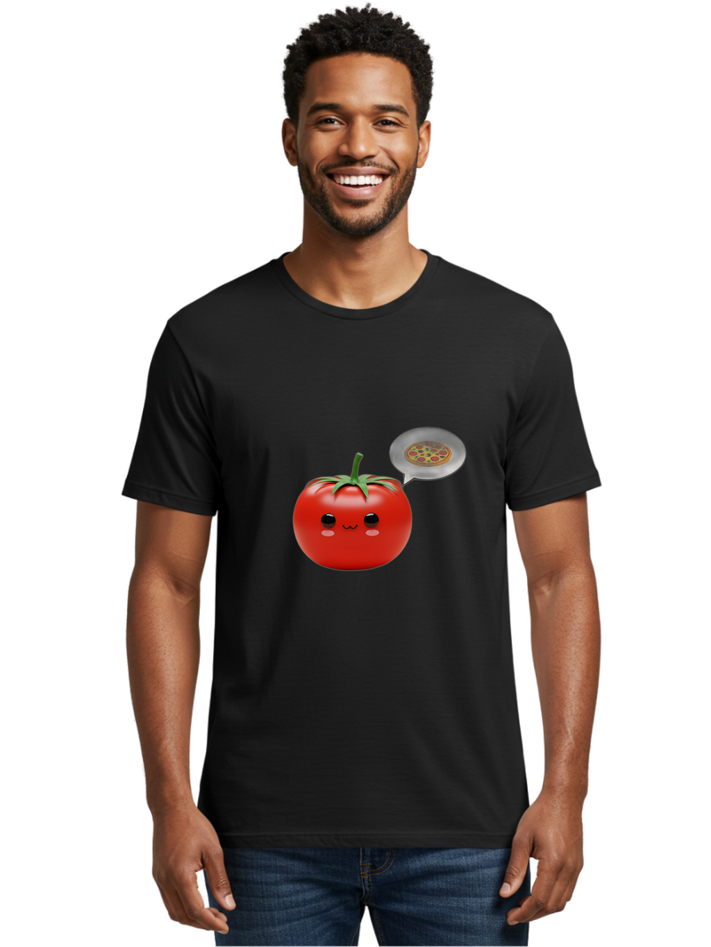 Tomato-Emoji Men'S Graphic Tee, 100% Cotton, Comfortable Casual Summer Wear, Machine Washable, Vintage Camera, Old Camera, Antique Camera, Black Camera, Classic Photography, Photography Equipment, Nostalgic Device, Film Camera, Camera Art Ban799