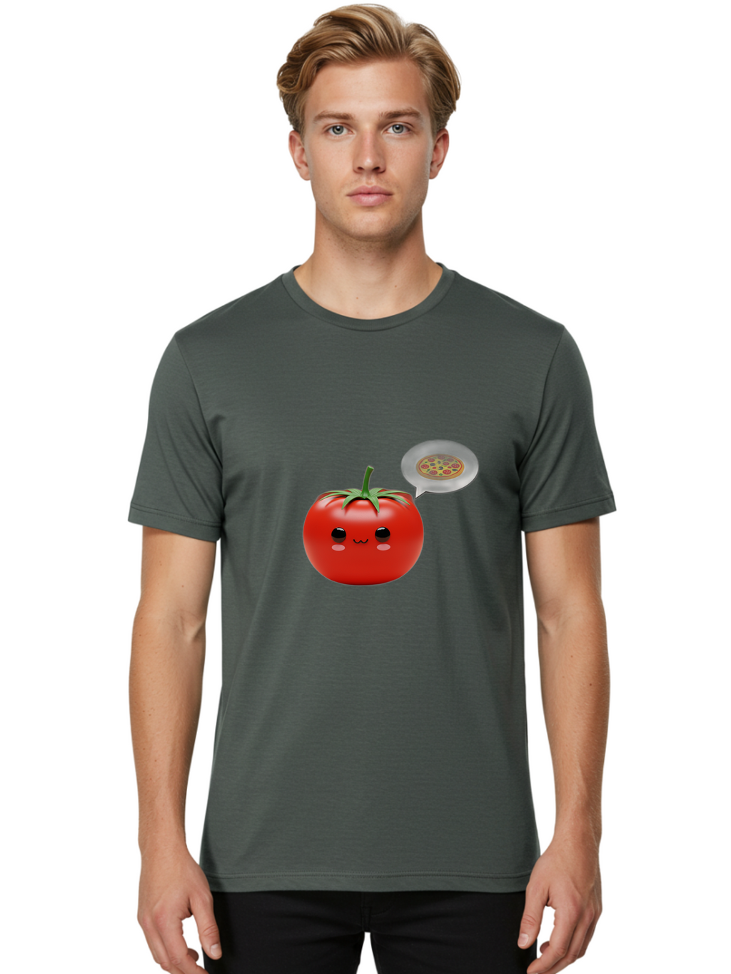 Tomato-Emoji Men'S Graphic Tee, 100% Cotton, Comfortable Casual Summer Wear, Machine Washable, Vintage Camera, Old Camera, Antique Camera, Black Camera, Classic Photography, Photography Equipment, Nostalgic Device, Film Camera, Camera Art Ban799