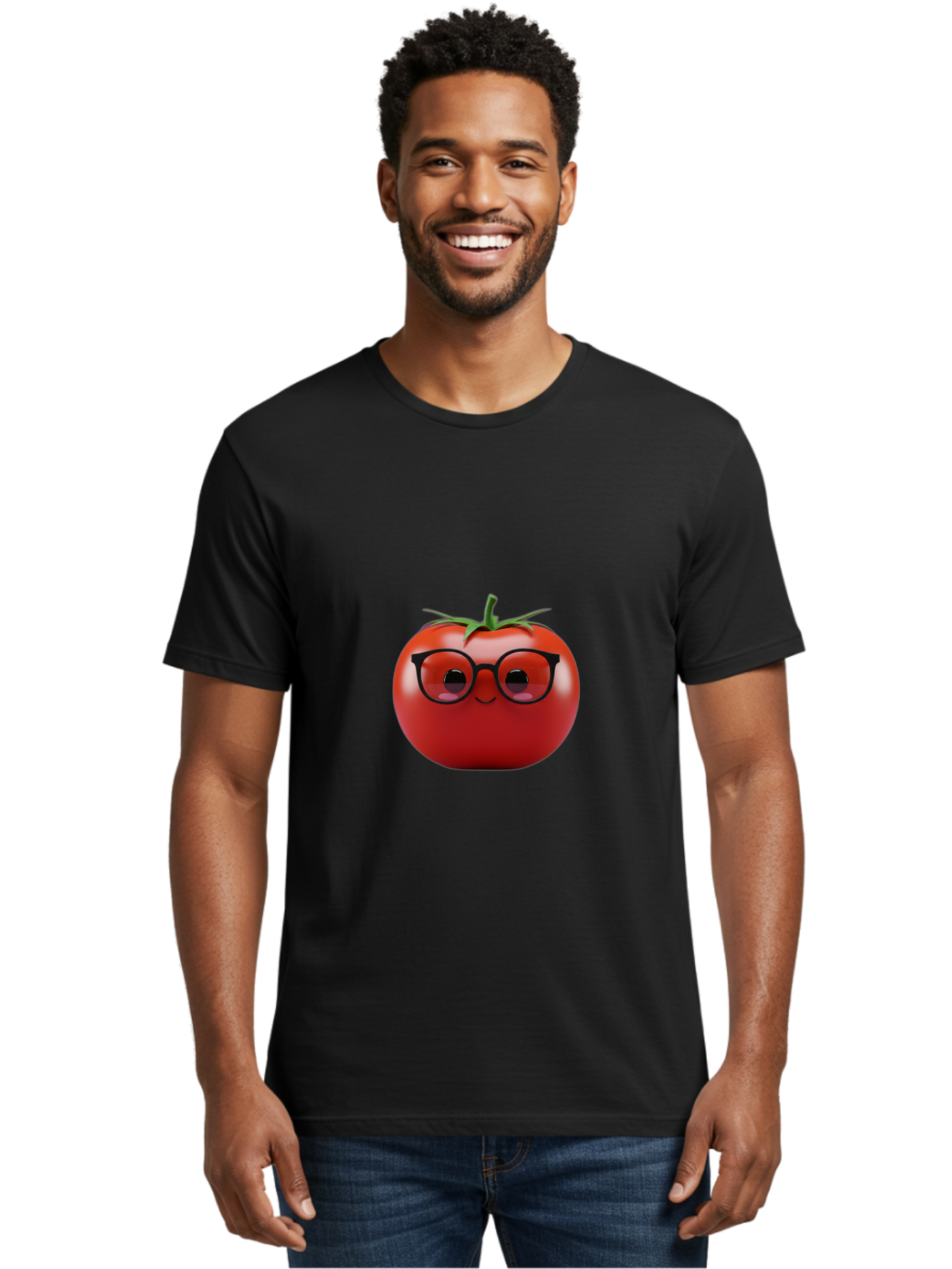 Tomato-With-Glasses Men'S Graphic Tee, 100% Cotton, Comfortable Casual Summer Wear, Machine Washable, Vintage Camera, Old Camera, Antique Camera, Black Camera, Classic Photography, Photography Equipment, Nostalgic Device, Film Camera, Ban807