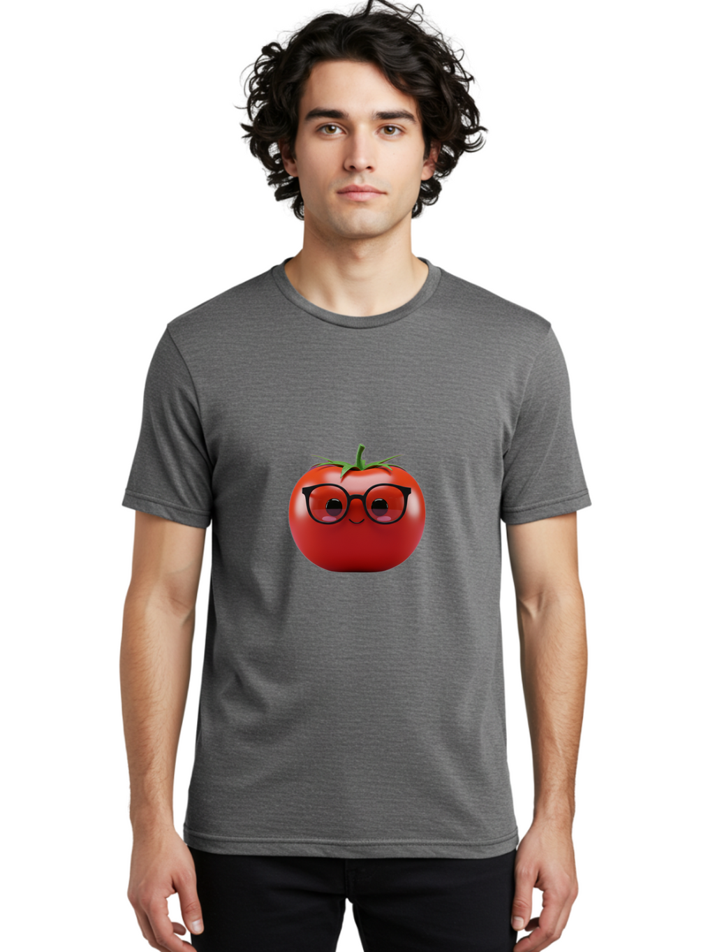 Tomato-With-Glasses Men'S Graphic Tee, 100% Cotton, Comfortable Casual Summer Wear, Machine Washable, Vintage Camera, Old Camera, Antique Camera, Black Camera, Classic Photography, Photography Equipment, Nostalgic Device, Film Camera, Ban807
