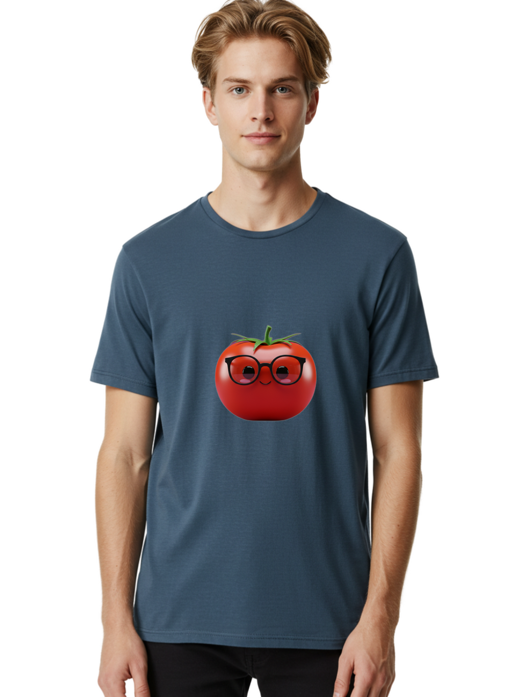 Tomato-With-Glasses Men'S Graphic Tee, 100% Cotton, Comfortable Casual Summer Wear, Machine Washable, Vintage Camera, Old Camera, Antique Camera, Black Camera, Classic Photography, Photography Equipment, Nostalgic Device, Film Camera, Ban807