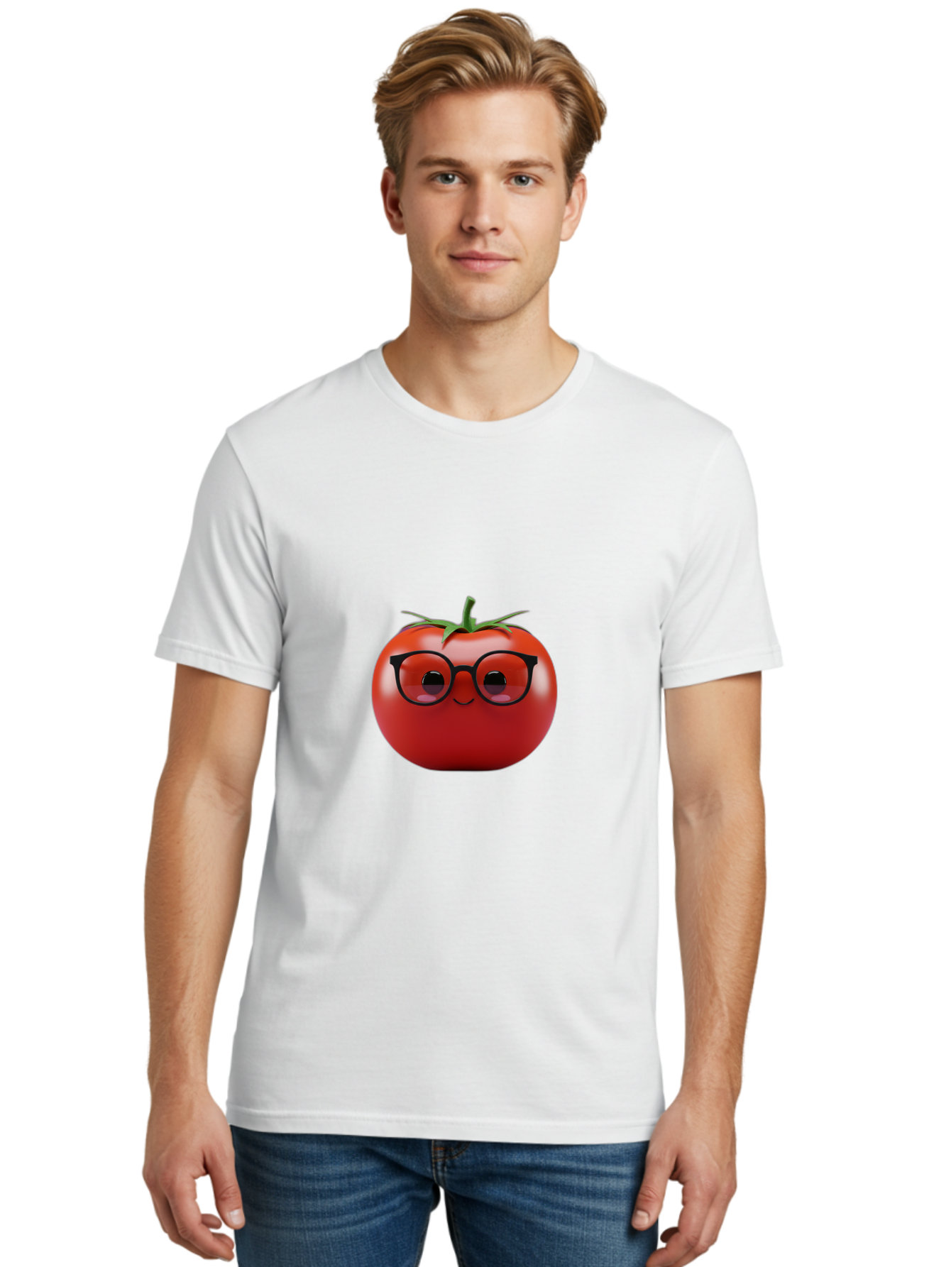 Tomato-With-Glasses Men'S Graphic Tee, 100% Cotton, Comfortable Casual Summer Wear, Machine Washable, Vintage Camera, Old Camera, Antique Camera, Black Camera, Classic Photography, Photography Equipment, Nostalgic Device, Film Camera, Ban807