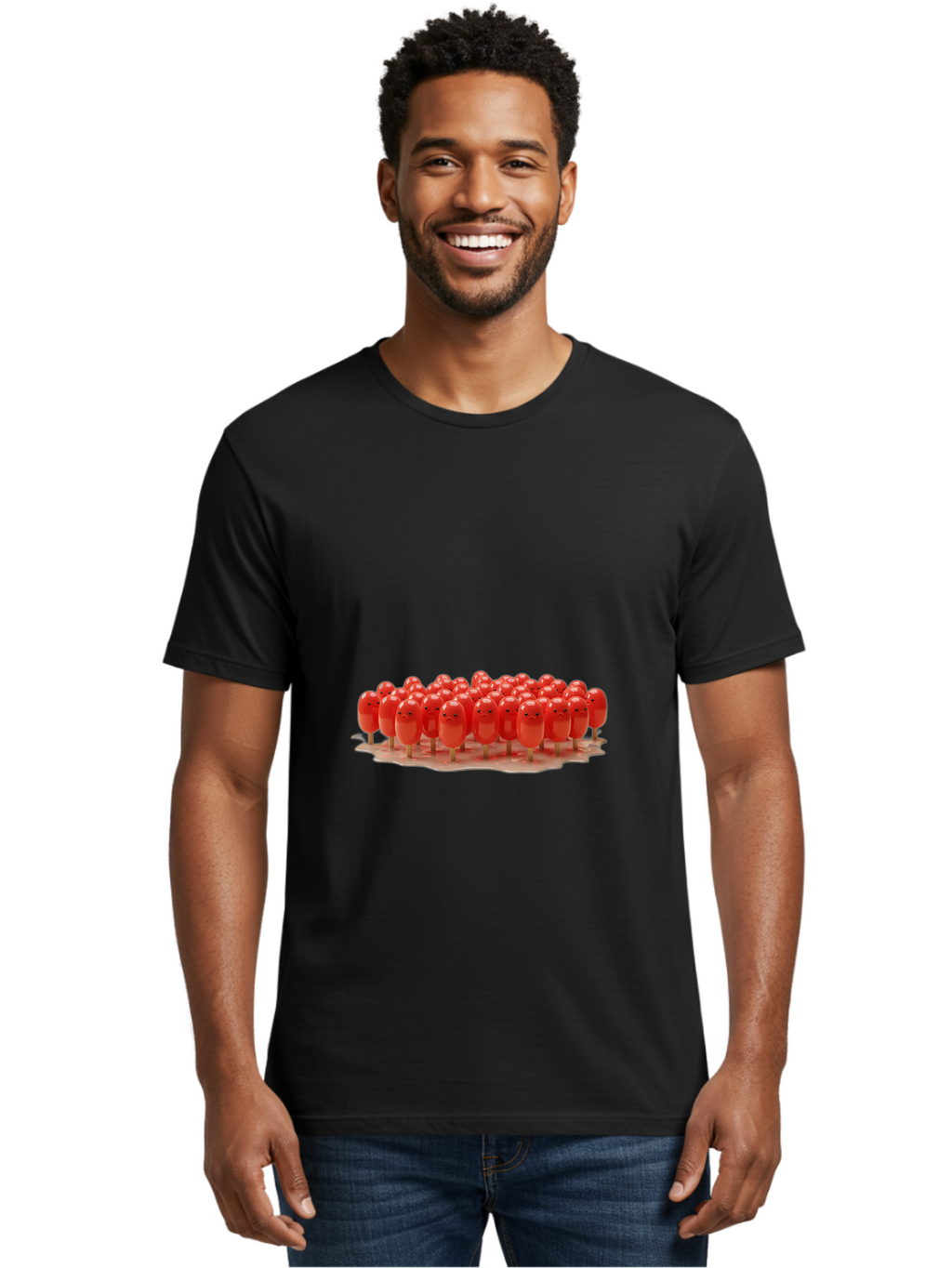 Tomatoes-On-Toothpicks Men'S Graphic Tee, 100% Cotton, Comfortable Casual Summer Wear, Machine Washable, Vintage Camera, Old Camera, Antique Camera, Black Camera, Classic Photography, Photography Equipment, Nostalgic Device, Film Camera, Ban809