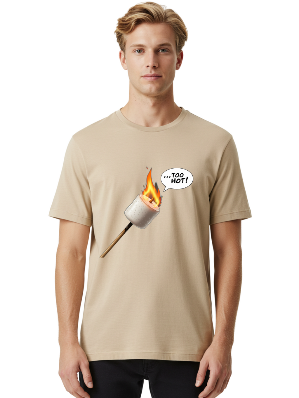 Too-Hot-Marshmallow Men'S Graphic Tee, 100% Cotton, Comfortable Casual Summer Wear, Machine Washable, Vintage Camera, Old Camera, Antique Camera, Black Camera, Classic Photography, Photography Equipment, Nostalgic Device, Film Camera, Ban811