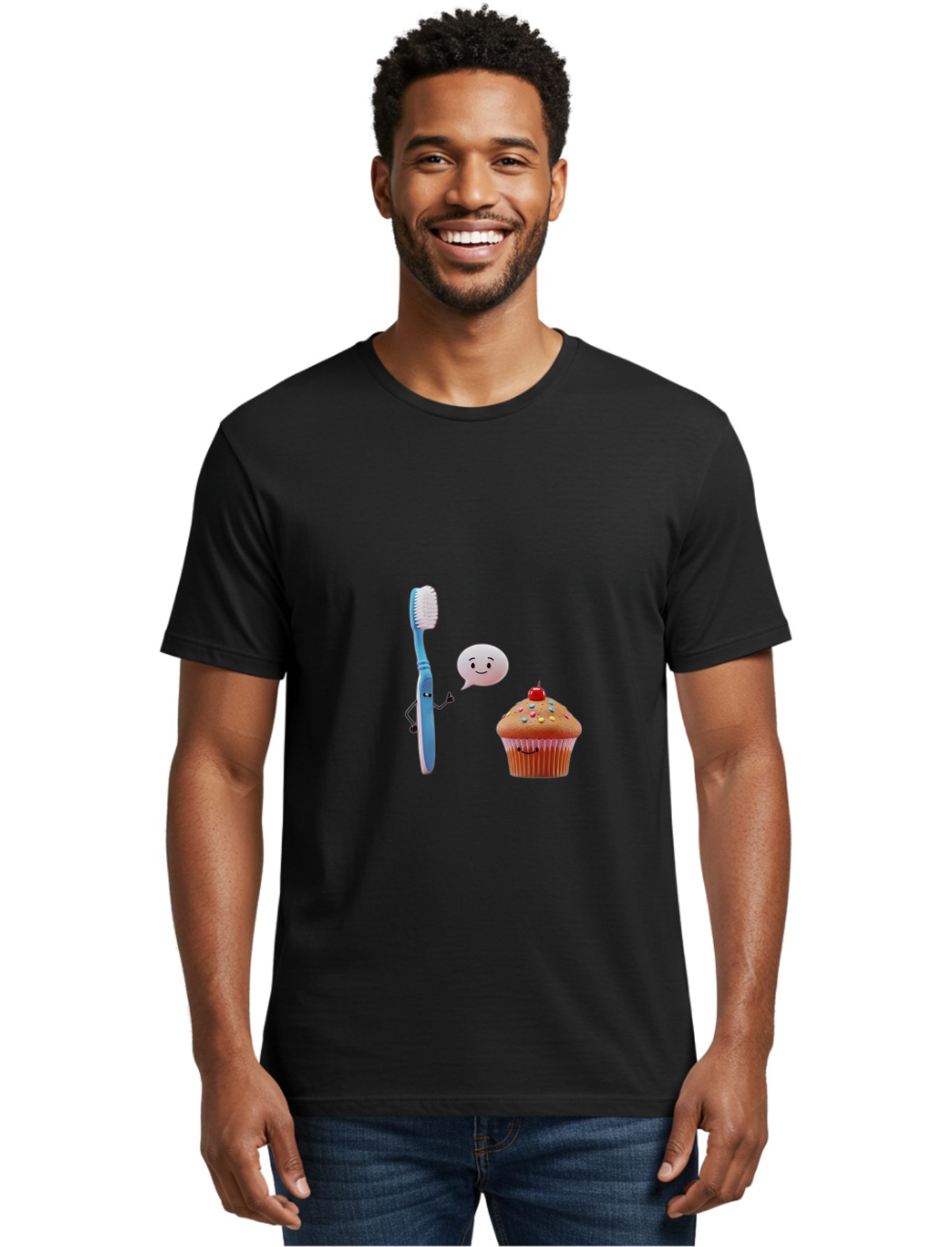 Toothbrush-And-Cupcake Men'S Graphic Tee, 100% Cotton, Comfortable Casual Summer Wear, Machine Washable, Vintage Camera, Old Camera, Antique Camera, Black Camera, Classic Photography, Photography Equipment, Nostalgic Device, Film Camera, Ban814