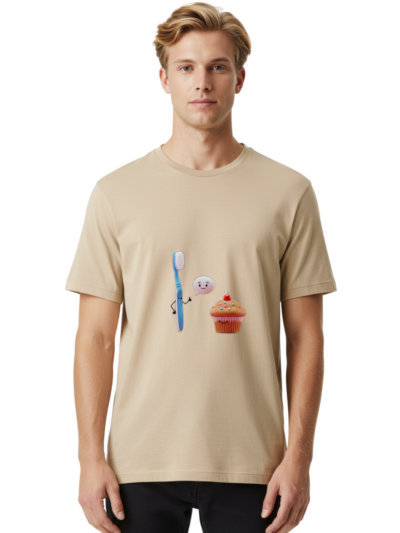 Toothbrush-And-Cupcake Men'S Graphic Tee, 100% Cotton, Comfortable Casual Summer Wear, Machine Washable, Vintage Camera, Old Camera, Antique Camera, Black Camera, Classic Photography, Photography Equipment, Nostalgic Device, Film Camera, Ban814