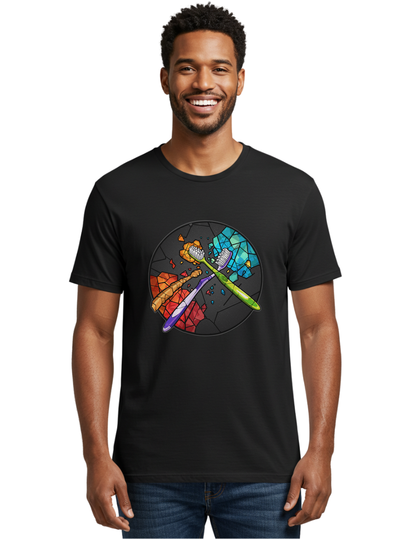 Toothbrushes Men'S Graphic Tee, 100% Cotton, Comfortable Casual Summer Wear, Machine Washable, Vintage Camera, Old Camera, Antique Camera, Black Camera, Classic Photography, Photography Equipment, Nostalgic Device, Film Camera, Camera Art Ban816