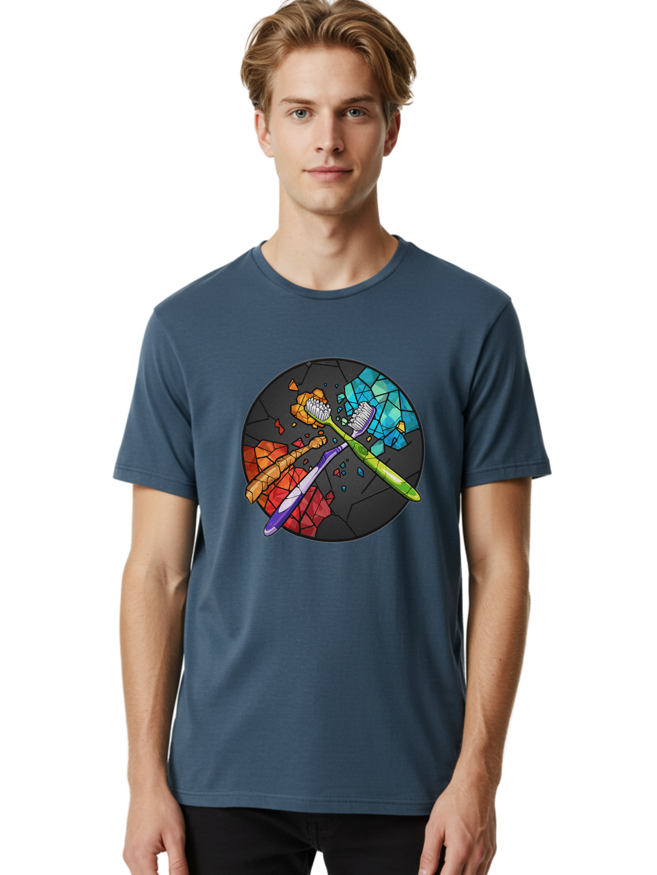 Toothbrushes Men'S Graphic Tee, 100% Cotton, Comfortable Casual Summer Wear, Machine Washable, Vintage Camera, Old Camera, Antique Camera, Black Camera, Classic Photography, Photography Equipment, Nostalgic Device, Film Camera, Camera Art Ban816