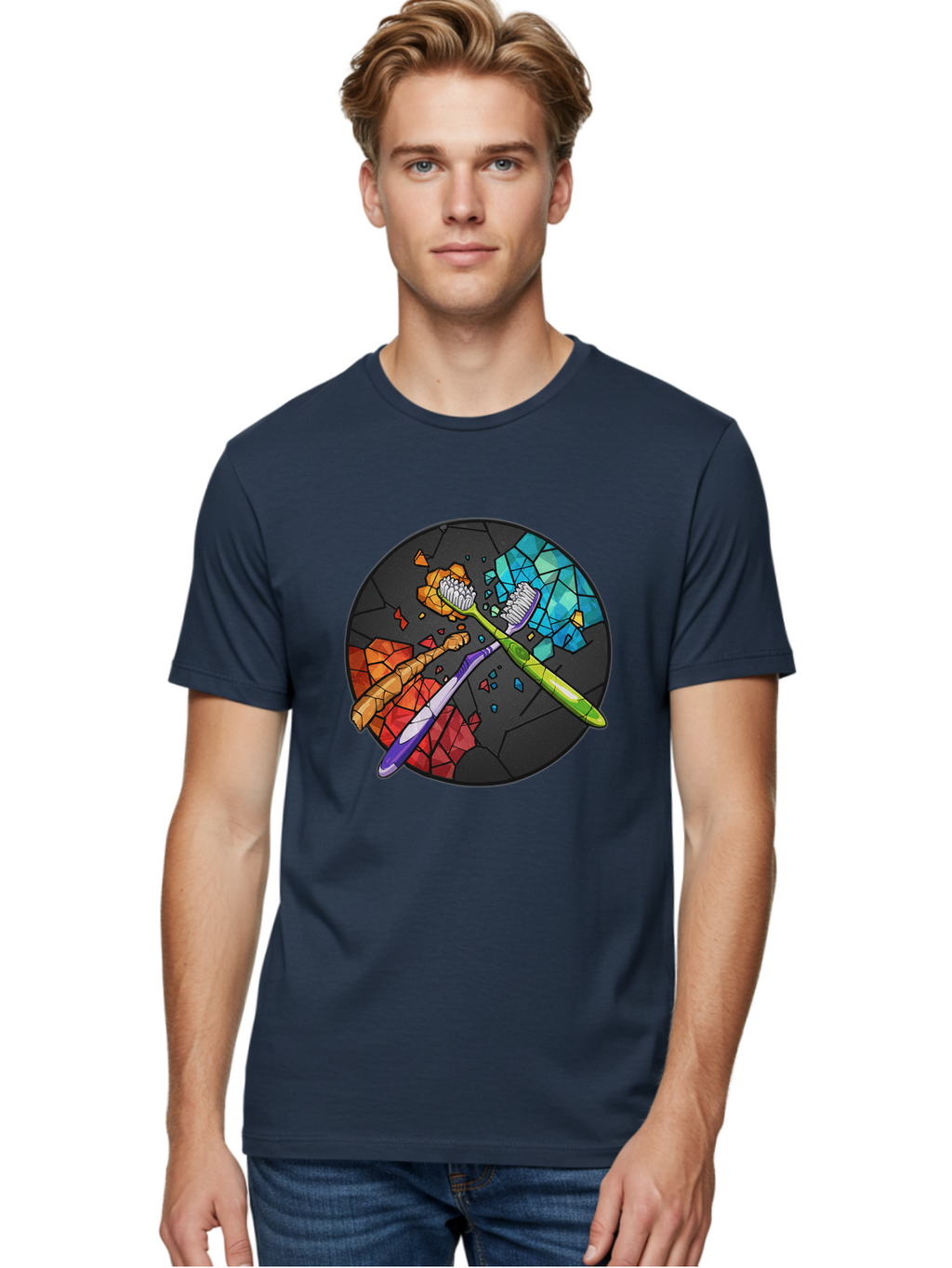 Toothbrushes Men'S Graphic Tee, 100% Cotton, Comfortable Casual Summer Wear, Machine Washable, Vintage Camera, Old Camera, Antique Camera, Black Camera, Classic Photography, Photography Equipment, Nostalgic Device, Film Camera, Camera Art Ban816
