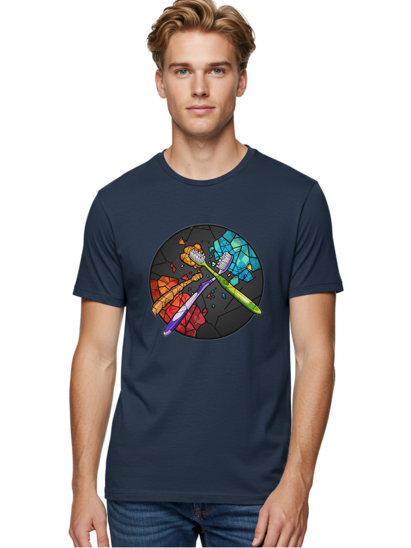 Toothbrushes Men'S Graphic Tee, 100% Cotton, Comfortable Casual Summer Wear, Machine Washable, Vintage Camera, Old Camera, Antique Camera, Black Camera, Classic Photography, Photography Equipment, Nostalgic Device, Film Camera, Camera Art Ban816