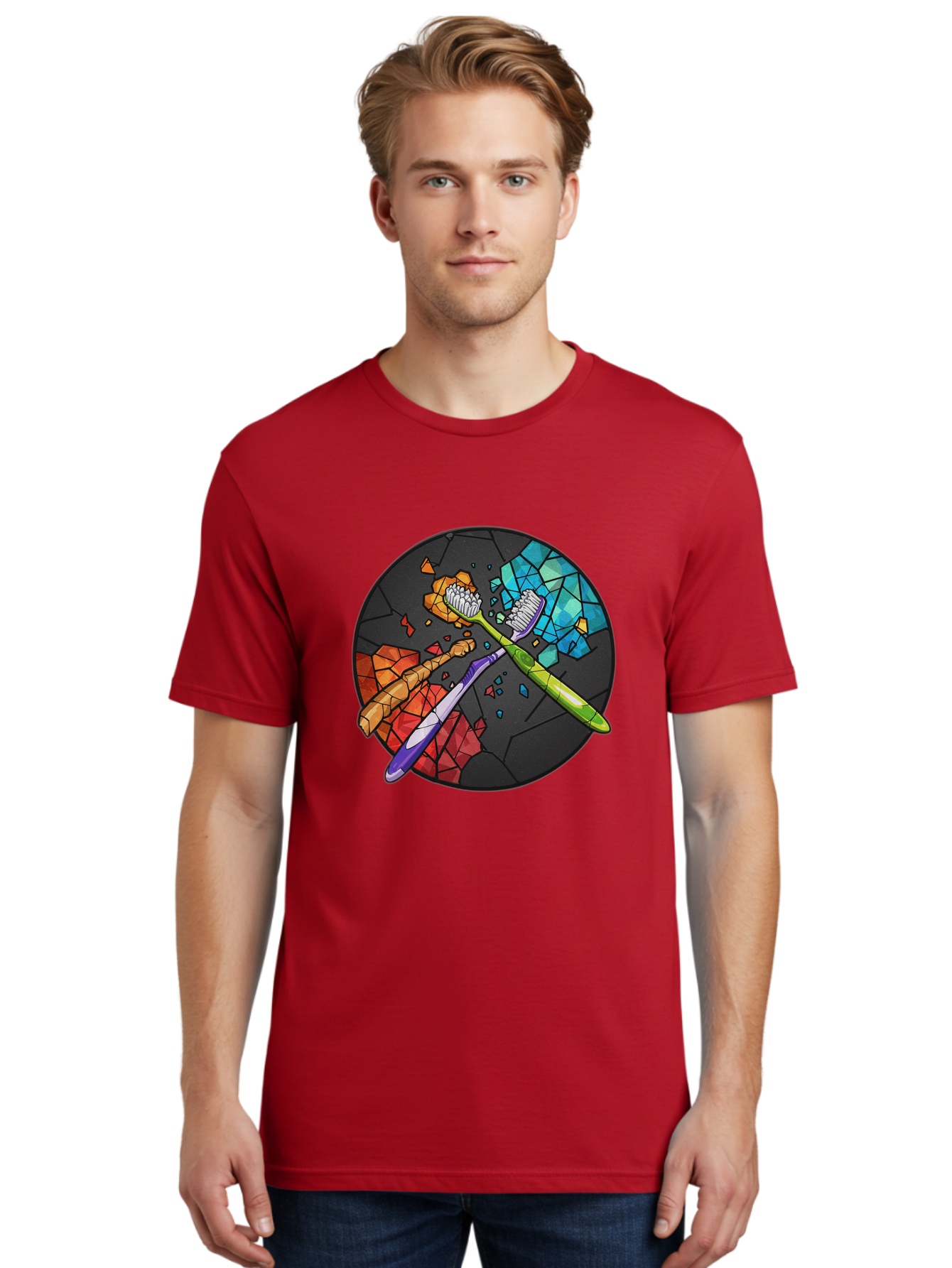 Toothbrushes Men'S Graphic Tee, 100% Cotton, Comfortable Casual Summer Wear, Machine Washable, Vintage Camera, Old Camera, Antique Camera, Black Camera, Classic Photography, Photography Equipment, Nostalgic Device, Film Camera, Camera Art Ban816