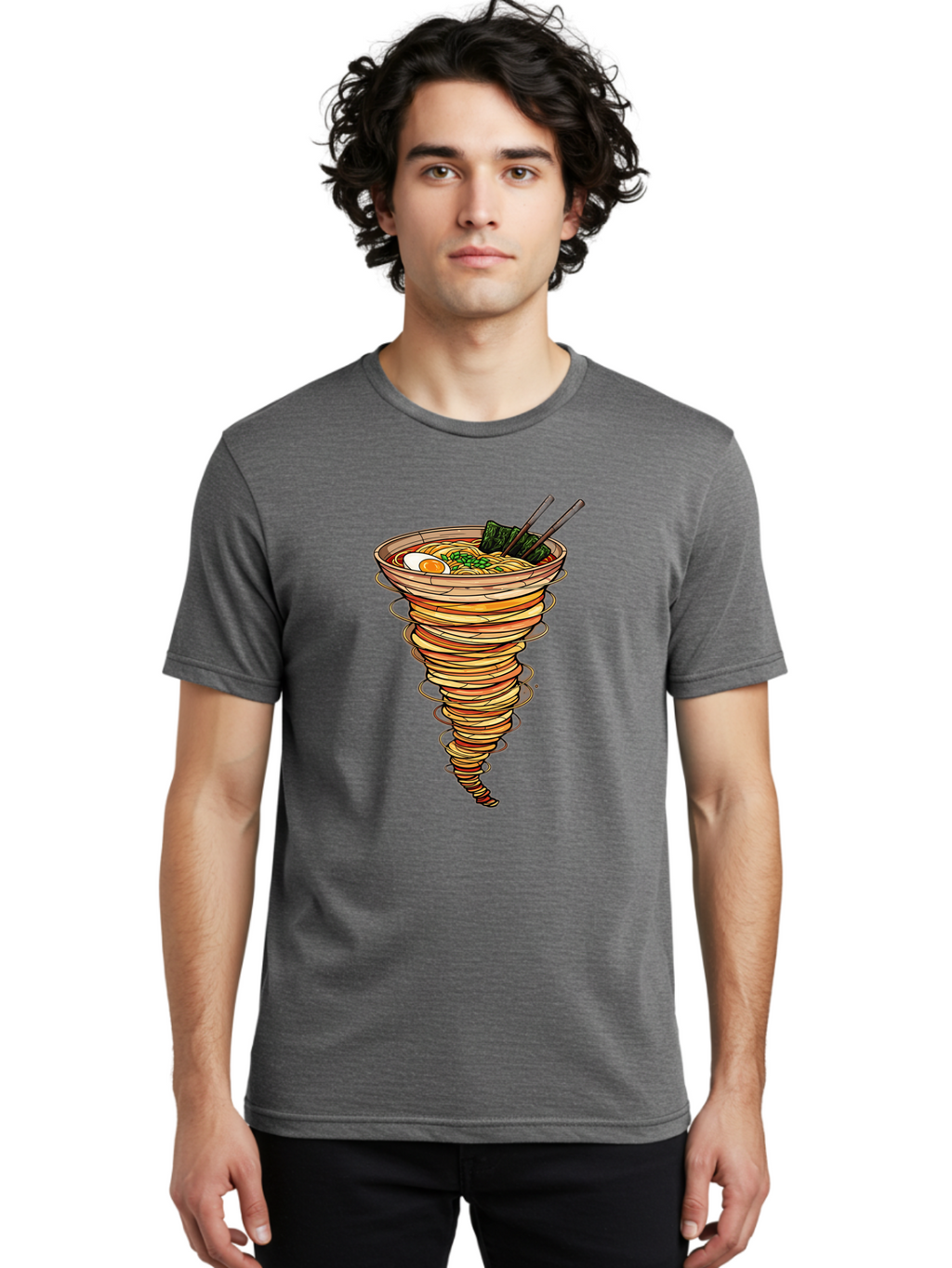 Tornado-Ramen-1 Men'S Graphic Tee, 100% Cotton, Comfortable Casual Summer Wear, Machine Washable, Vintage Camera, Old Camera, Antique Camera, Black Camera, Classic Photography, Photography Equipment, Nostalgic Device, Film Camera, Camera Art Ban819