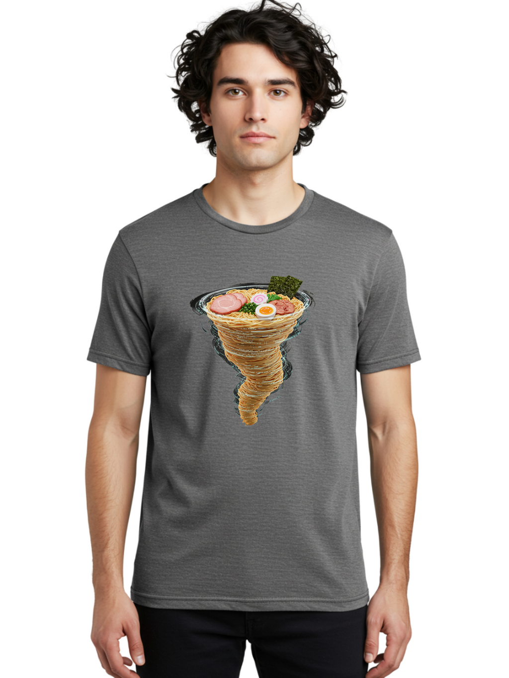 Tornado-Ramen-2 Men'S Graphic Tee, 100% Cotton, Comfortable Casual Summer Wear, Machine Washable, Vintage Camera, Old Camera, Antique Camera, Black Camera, Classic Photography, Photography Equipment, Nostalgic Device, Film Camera, Camera Art Ban820