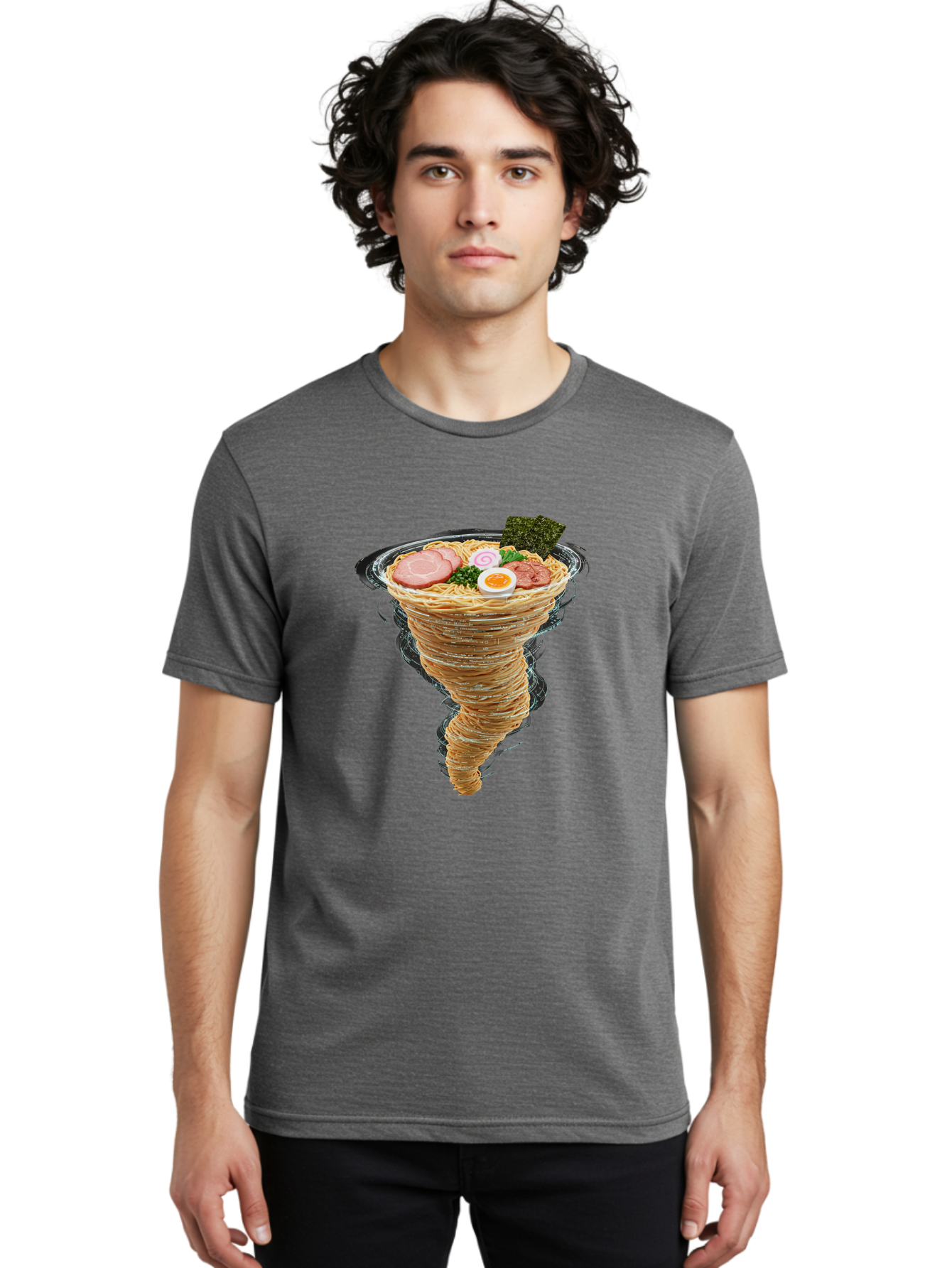 Tornado-Ramen-2 Men'S Graphic Tee, 100% Cotton, Comfortable Casual Summer Wear, Machine Washable, Vintage Camera, Old Camera, Antique Camera, Black Camera, Classic Photography, Photography Equipment, Nostalgic Device, Film Camera, Camera Art Ban820