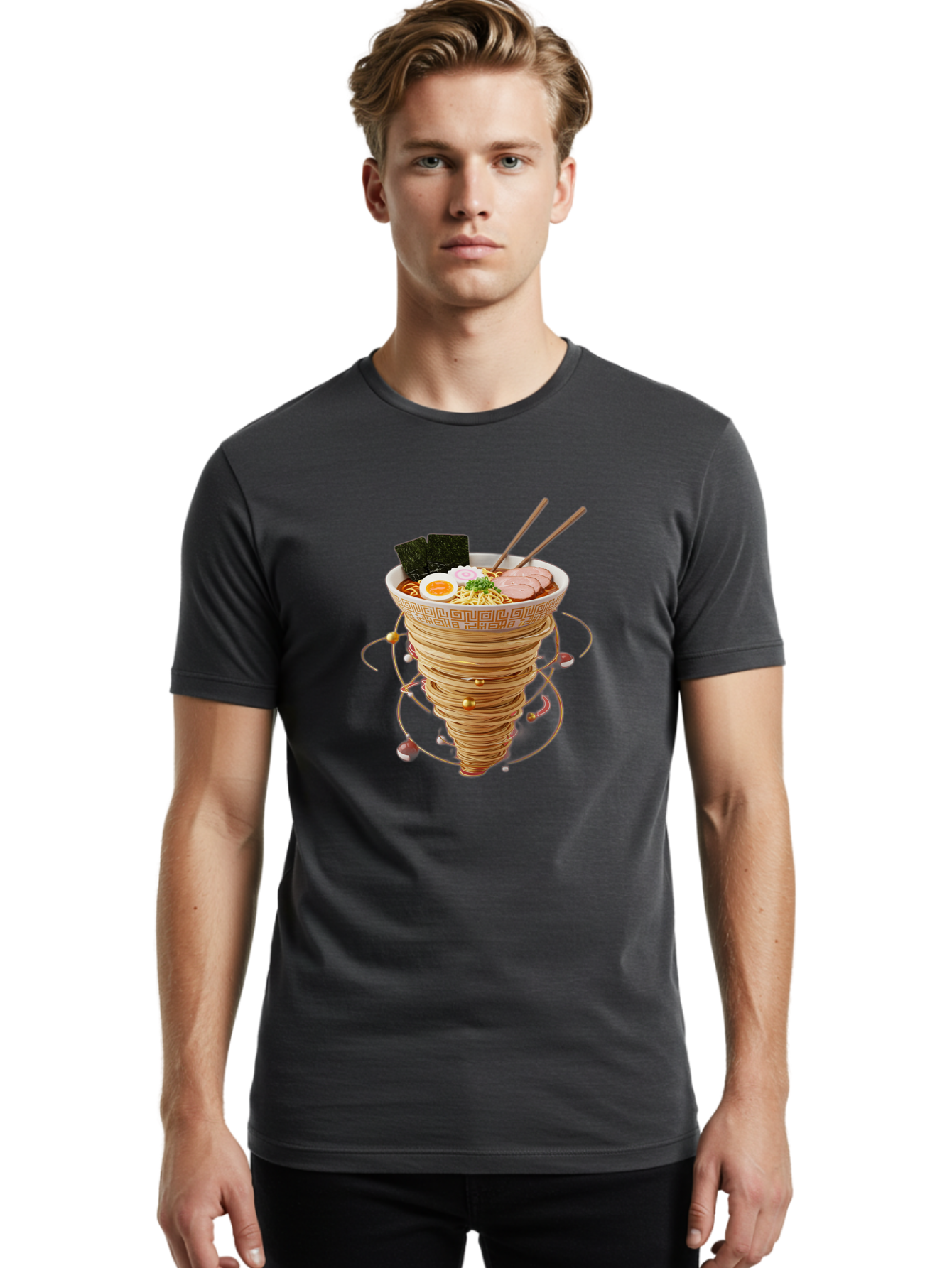 Tornado-Ramen Men'S Graphic Tee, 100% Cotton, Comfortable Casual Summer Wear, Machine Washable, Vintage Camera, Old Camera, Antique Camera, Black Camera, Classic Photography, Photography Equipment, Nostalgic Device, Film Camera, Camera Art Ban821