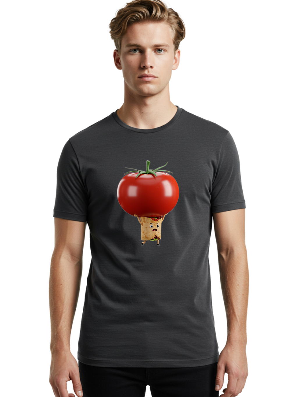 Tortilla-Chip-Lifting-Tomato Men'S Graphic Tee, 100% Cotton, Comfortable Casual Summer Wear, Machine Washable, Vintage Camera, Old Camera, Antique Camera, Black Camera, Classic Photography, Photography Equipment, Nostalgic Device, Film Camera, Ban822