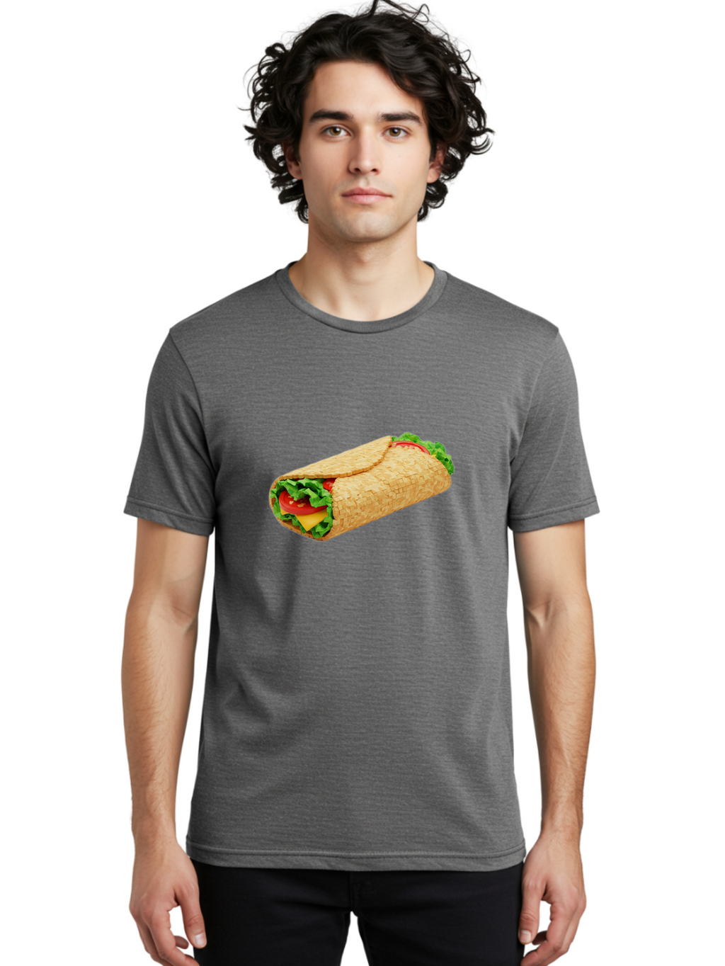 Tortilla-Wrap-1 Men'S Graphic Tee, 100% Cotton, Comfortable Casual Summer Wear, Machine Washable, Vintage Camera, Old Camera, Antique Camera, Black Camera, Classic Photography, Photography Equipment, Nostalgic Device, Film Camera, Camera Art Ban823