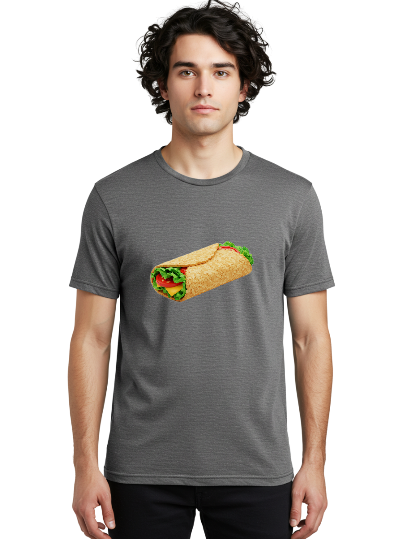 Tortilla-Wrap-1 Men'S Graphic Tee, 100% Cotton, Comfortable Casual Summer Wear, Machine Washable, Vintage Camera, Old Camera, Antique Camera, Black Camera, Classic Photography, Photography Equipment, Nostalgic Device, Film Camera, Camera Art Ban823