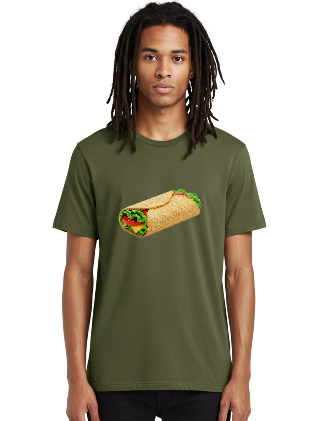 Tortilla-Wrap-1 Men'S Graphic Tee, 100% Cotton, Comfortable Casual Summer Wear, Machine Washable, Vintage Camera, Old Camera, Antique Camera, Black Camera, Classic Photography, Photography Equipment, Nostalgic Device, Film Camera, Camera Art Ban823