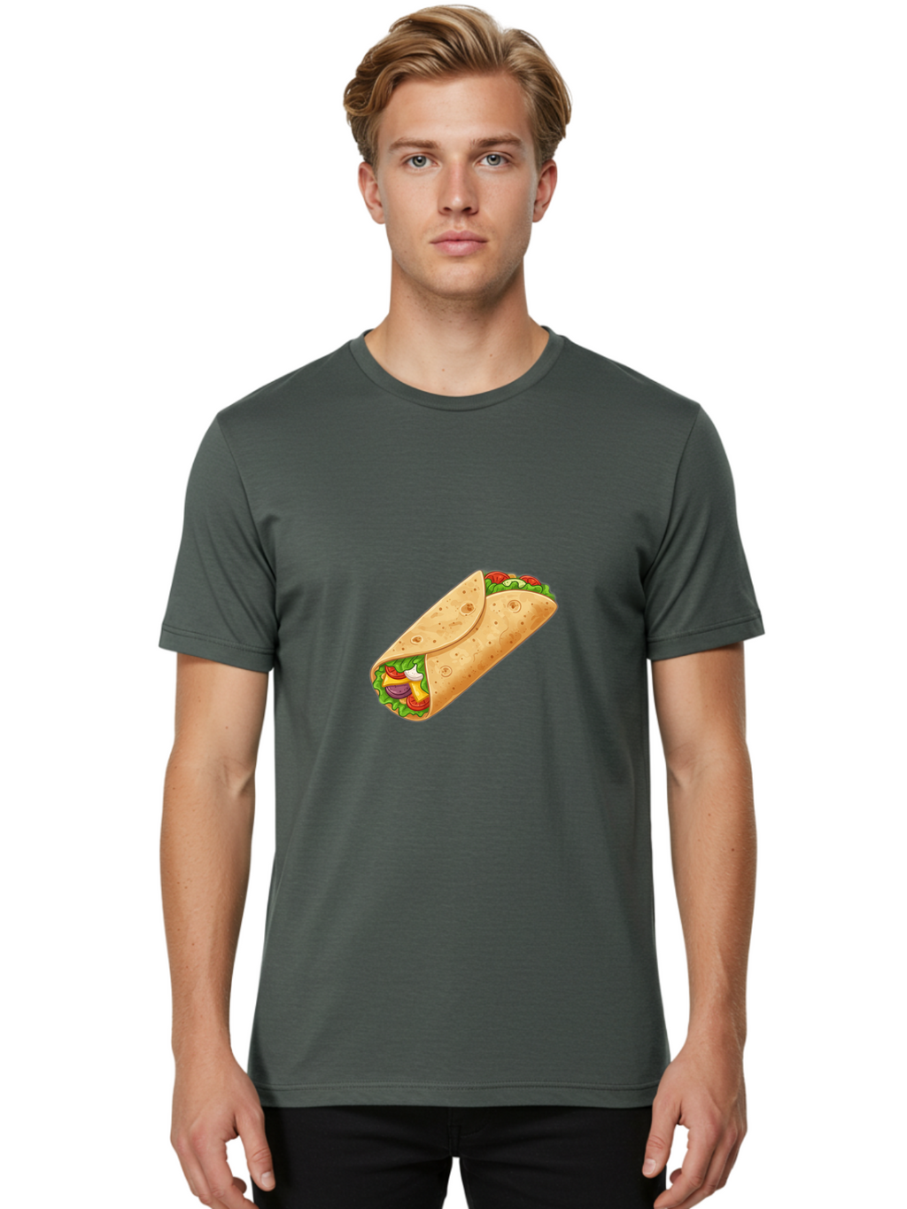 Tortilla-Wrap Men'S Graphic Tee, 100% Cotton, Comfortable Casual Summer Wear, Machine Washable, Vintage Camera, Old Camera, Antique Camera, Black Camera, Classic Photography, Photography Equipment, Nostalgic Device, Film Camera, Camera Art Ban824