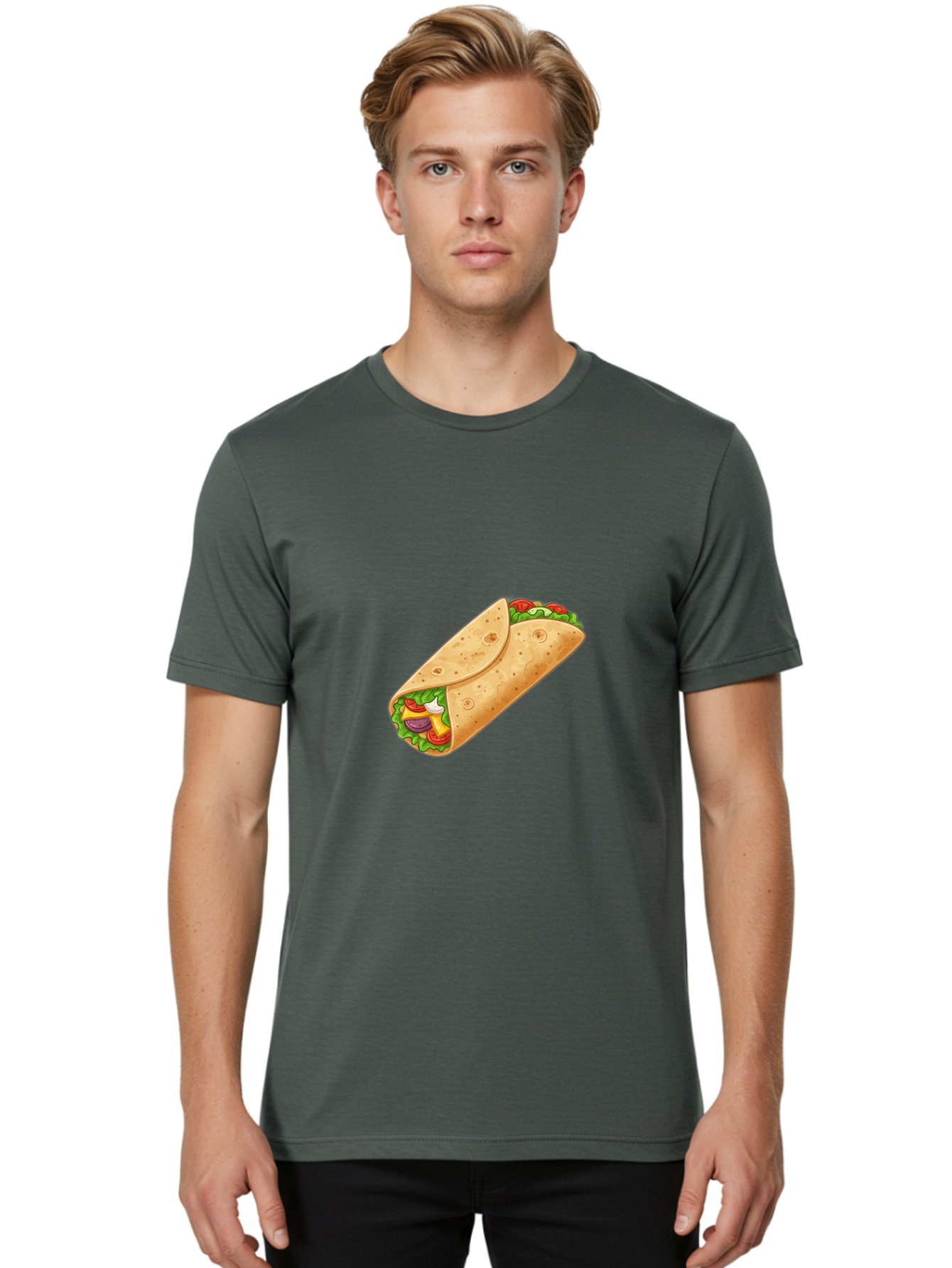Tortilla-Wrap Men'S Graphic Tee, 100% Cotton, Comfortable Casual Summer Wear, Machine Washable, Vintage Camera, Old Camera, Antique Camera, Black Camera, Classic Photography, Photography Equipment, Nostalgic Device, Film Camera, Camera Art Ban824