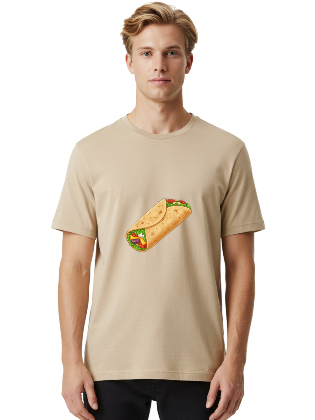 Tortilla-Wrap Men'S Graphic Tee, 100% Cotton, Comfortable Casual Summer Wear, Machine Washable, Vintage Camera, Old Camera, Antique Camera, Black Camera, Classic Photography, Photography Equipment, Nostalgic Device, Film Camera, Camera Art Ban824