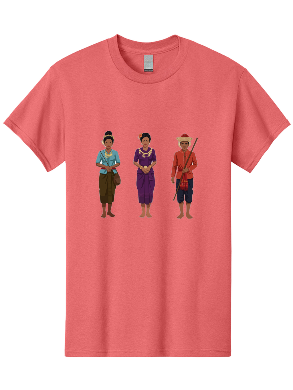 Traditional-Cambodian-People Men'S Graphic Tee, 100% Cotton, Comfortable Casual Summer Wear, Machine Washable, Vintage Camera, Old Camera, Antique Camera, Black Camera, Classic Photography, Photography Equipment, Nostalgic Device, Film Camera, Ban831